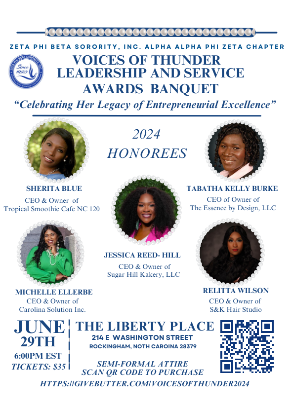 Campaign cover image for Voices of Thunder Leadership and Service Awards Banquet