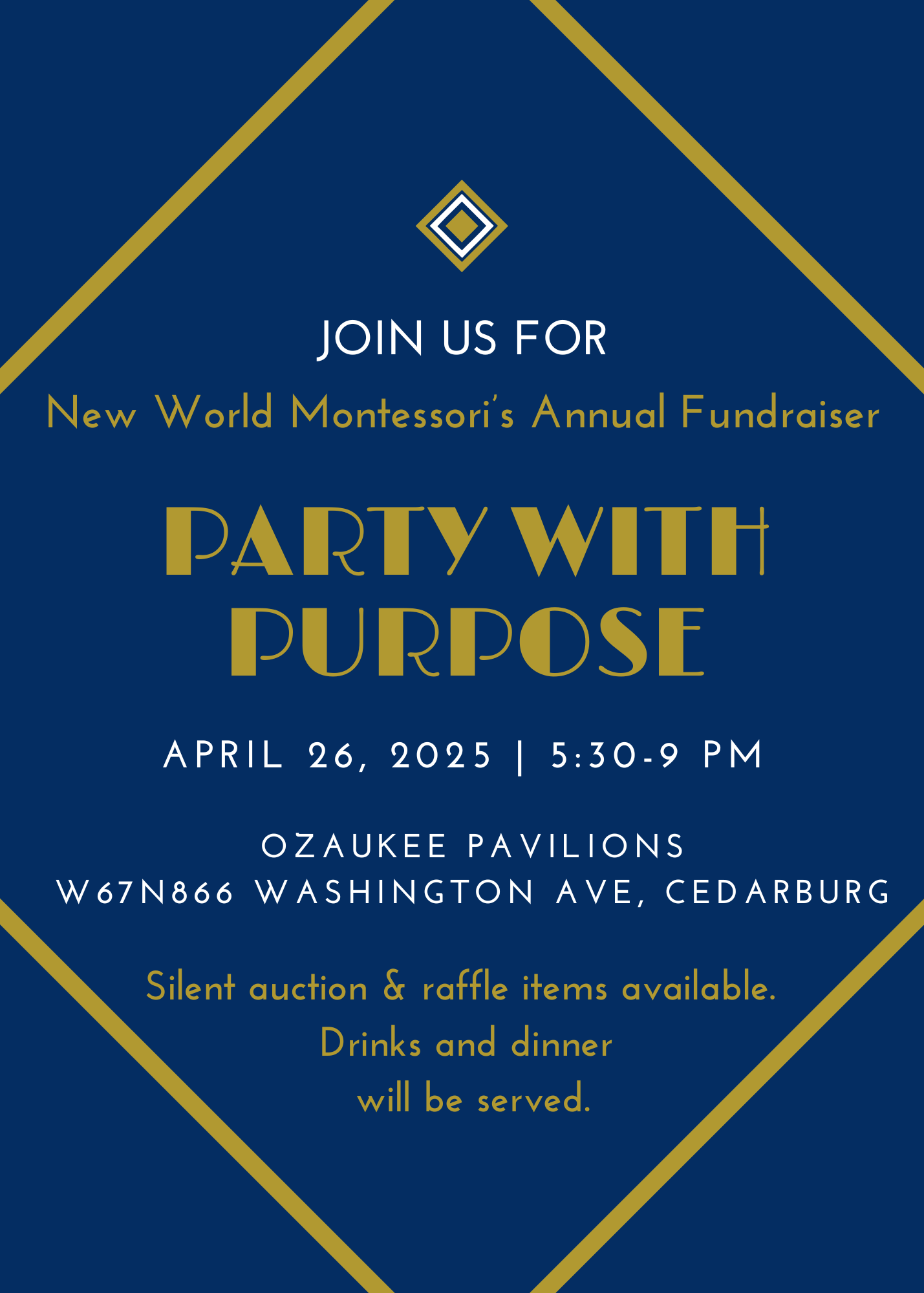 Campaign cover image for Party with Purpose 2025