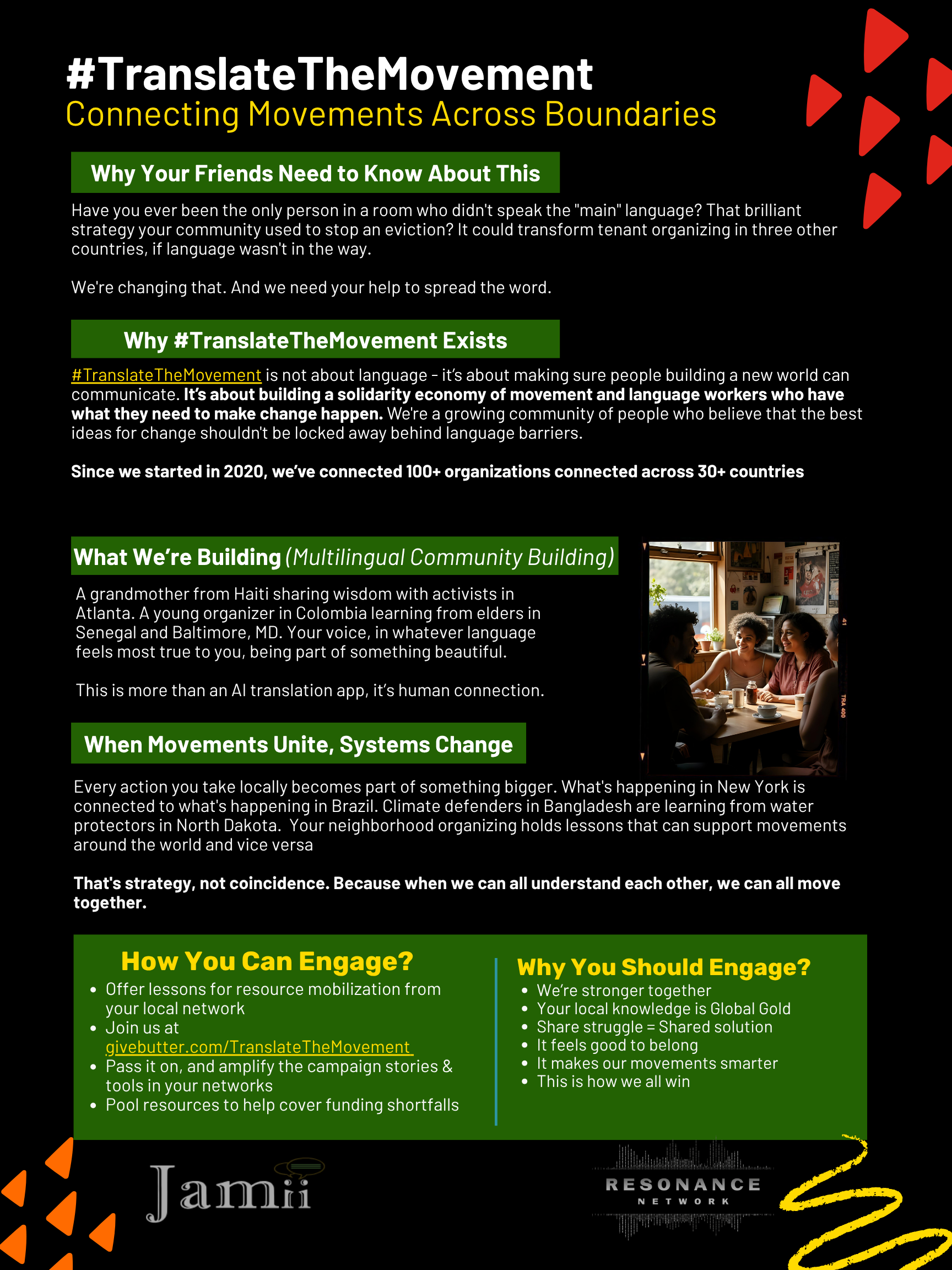 Campaign cover image for #TranslateTheMovement