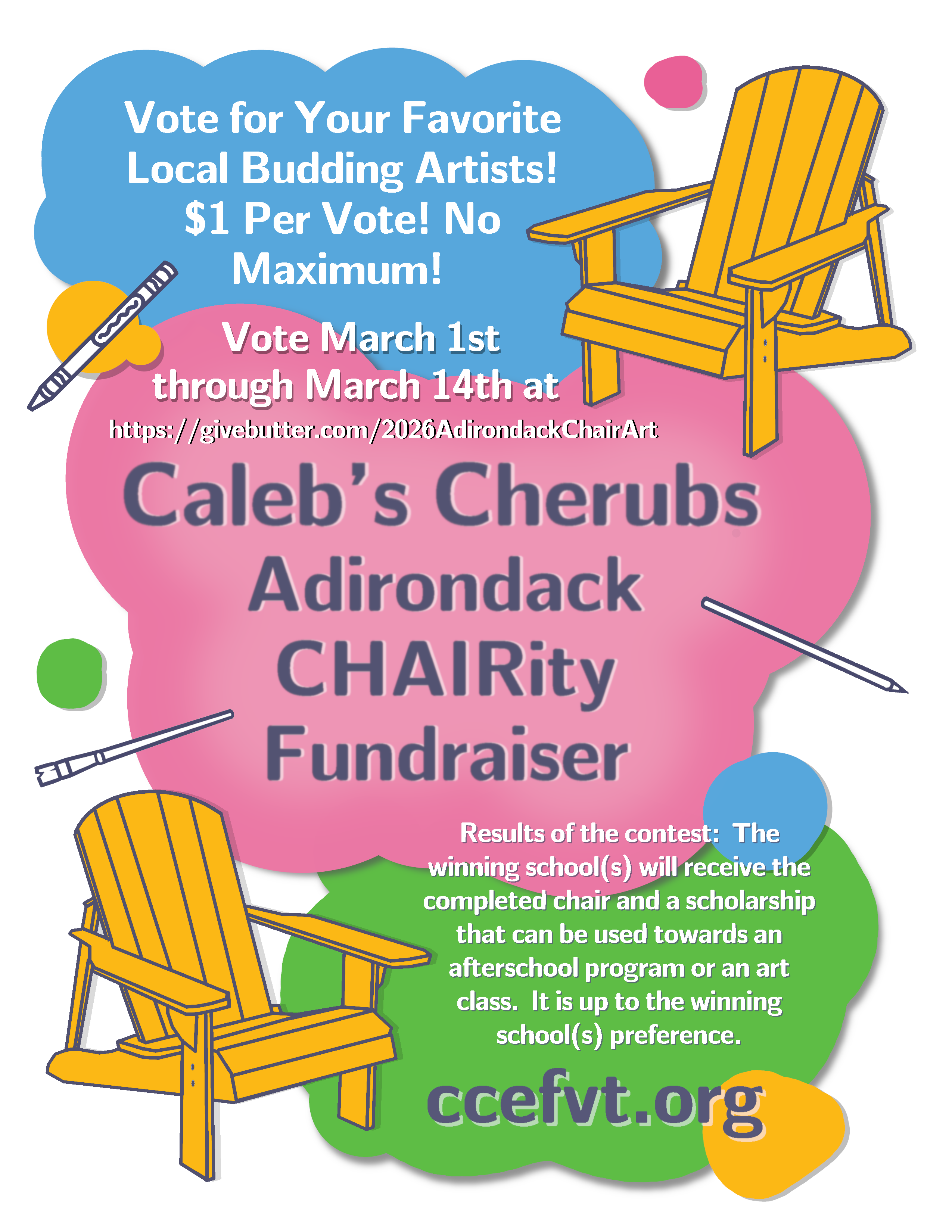 Campaign cover image for 2026 Adirondack Chair Art Project