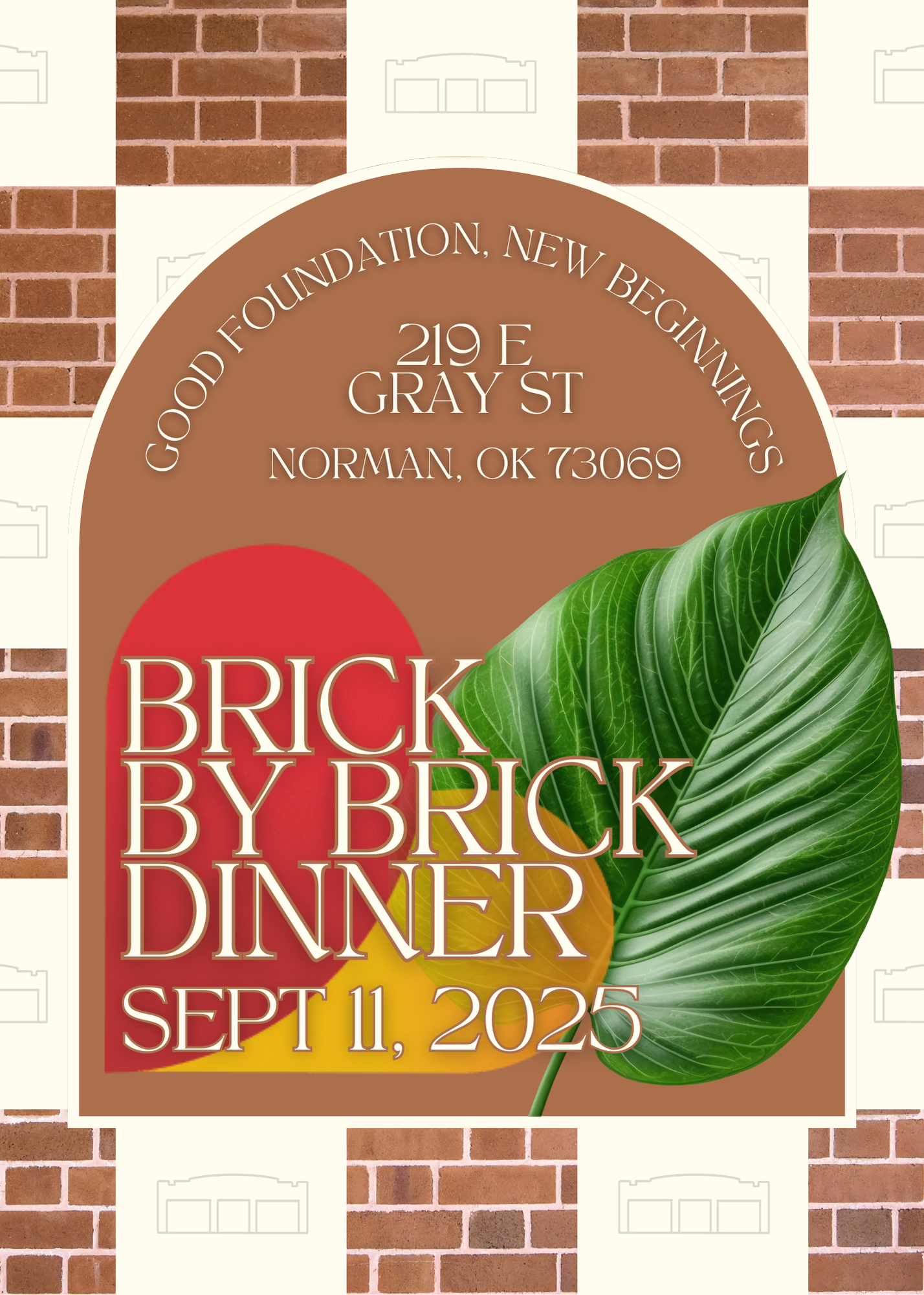 Campaign cover image for Brick by Brick Dinner