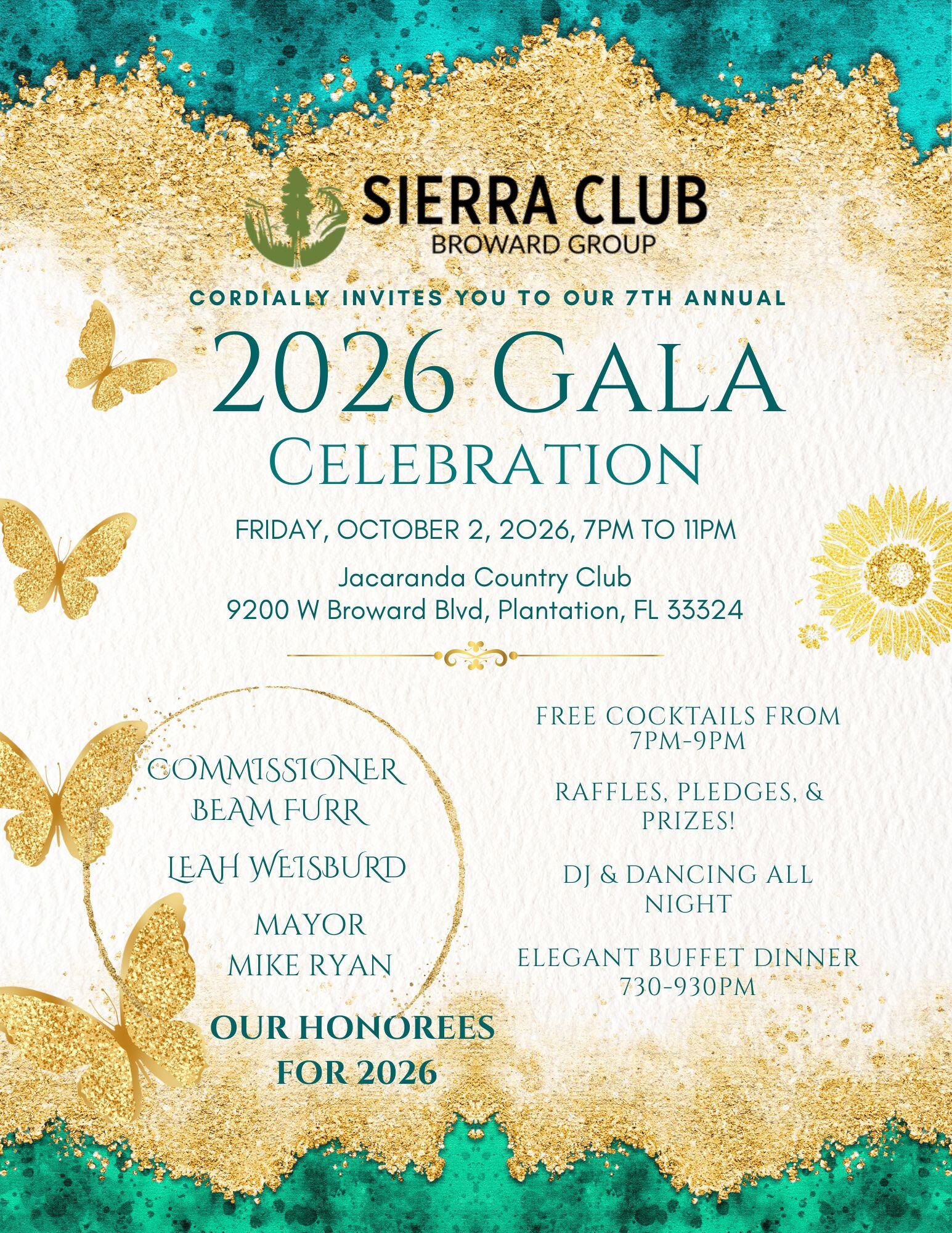 Campaign cover image for Broward Sierra Group 2026 Gala Celebration