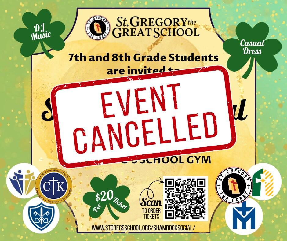 Campaign cover image for St. Gregory the Great School's Shamrock Social
