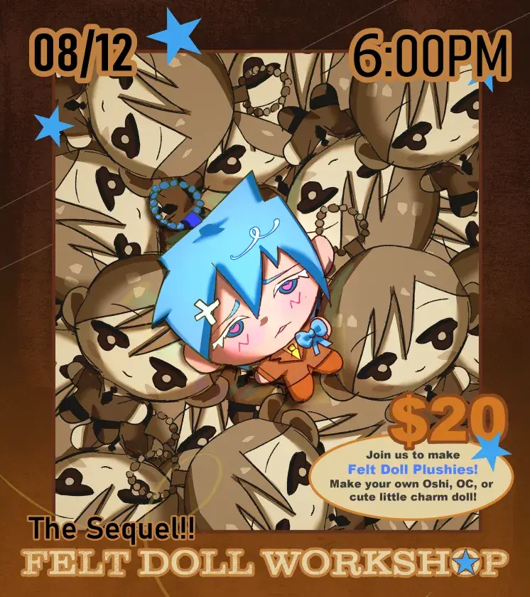 Campaign cover image for Felt Doll Workshop 8/12