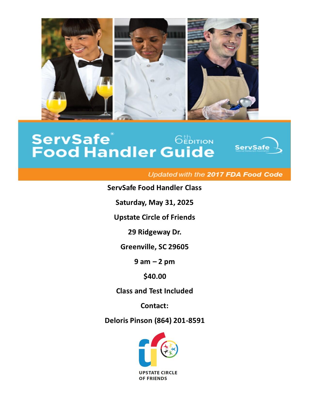 Campaign cover image for ServSafe Food Handler Class