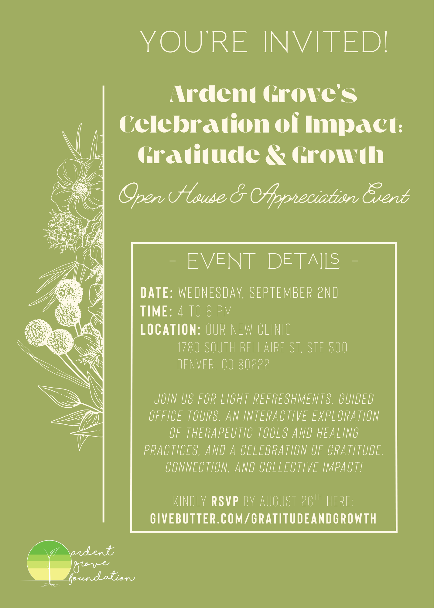 Campaign cover image for Ardent Grove's Celebration of Impact: Gratitude & Growth