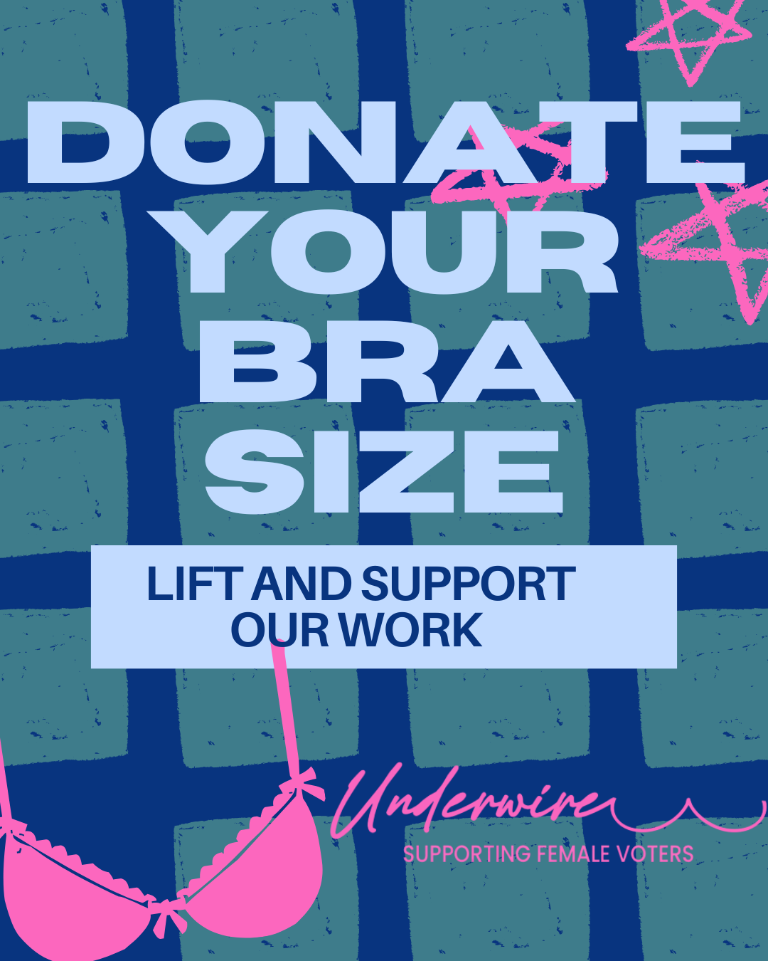 Campaign cover image for Donate your Bra Size!