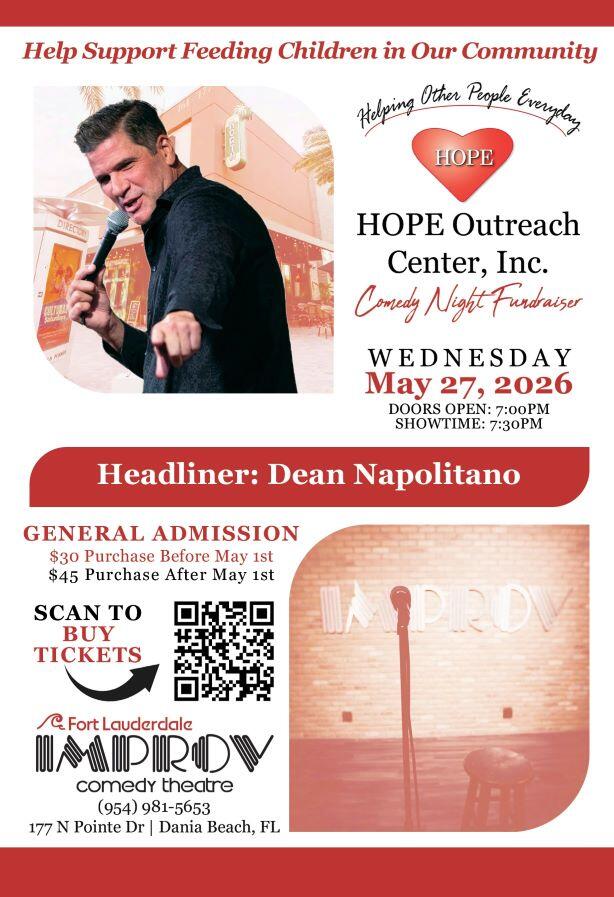 Campaign cover image for Hope Outreach Center 2026 Comedy Night Fundraiser