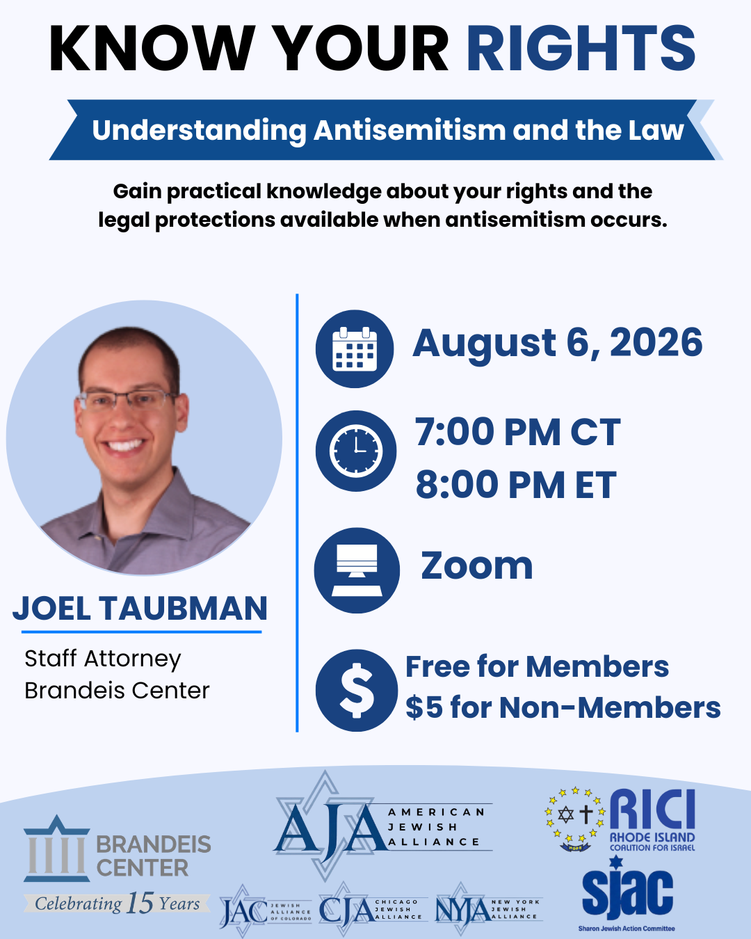 Campaign cover image for AJA: Know Your Rights: Understanding Antisemitism and the Law