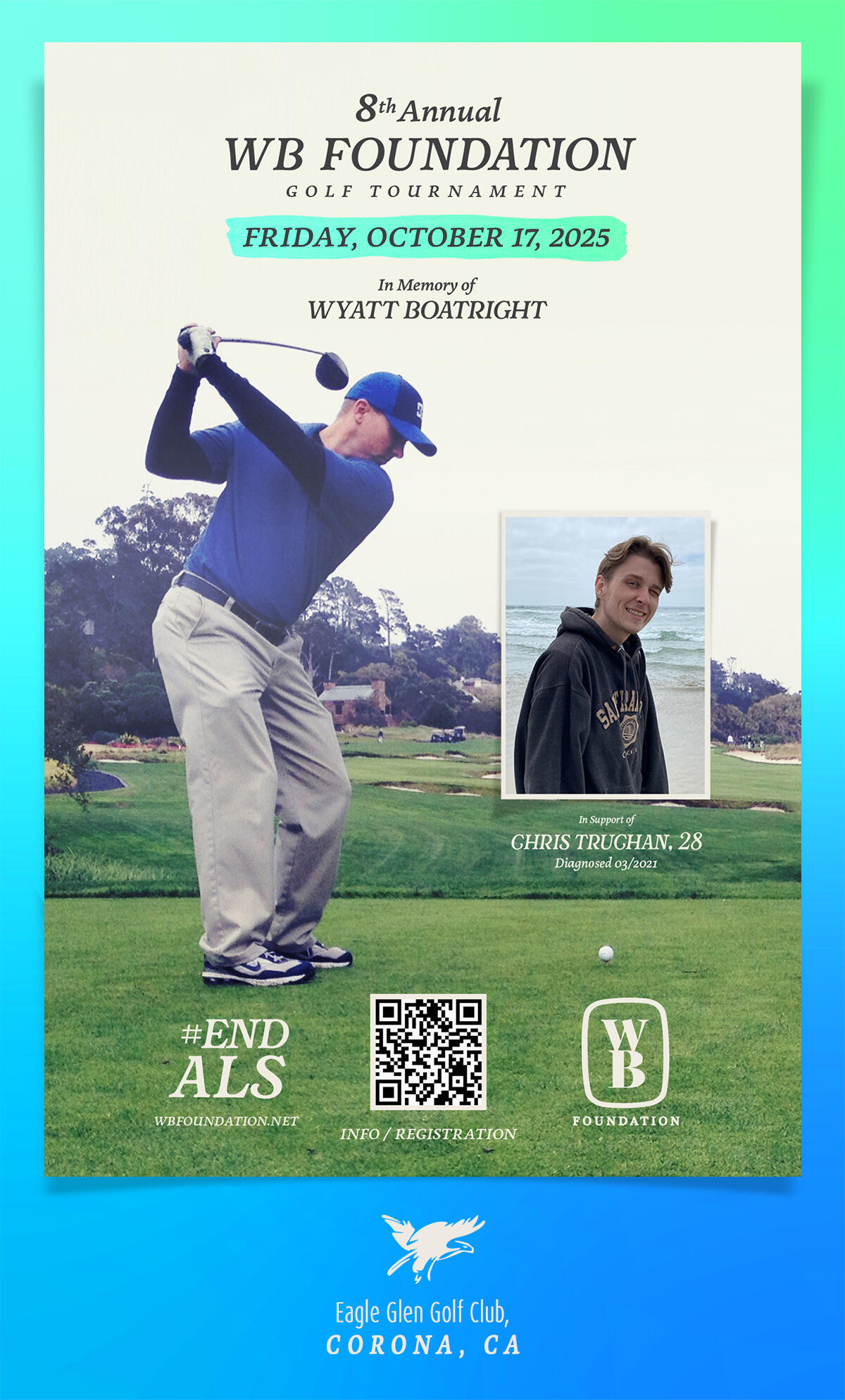 Campaign cover image for 8th Annual WB Foundation Golf Tournament