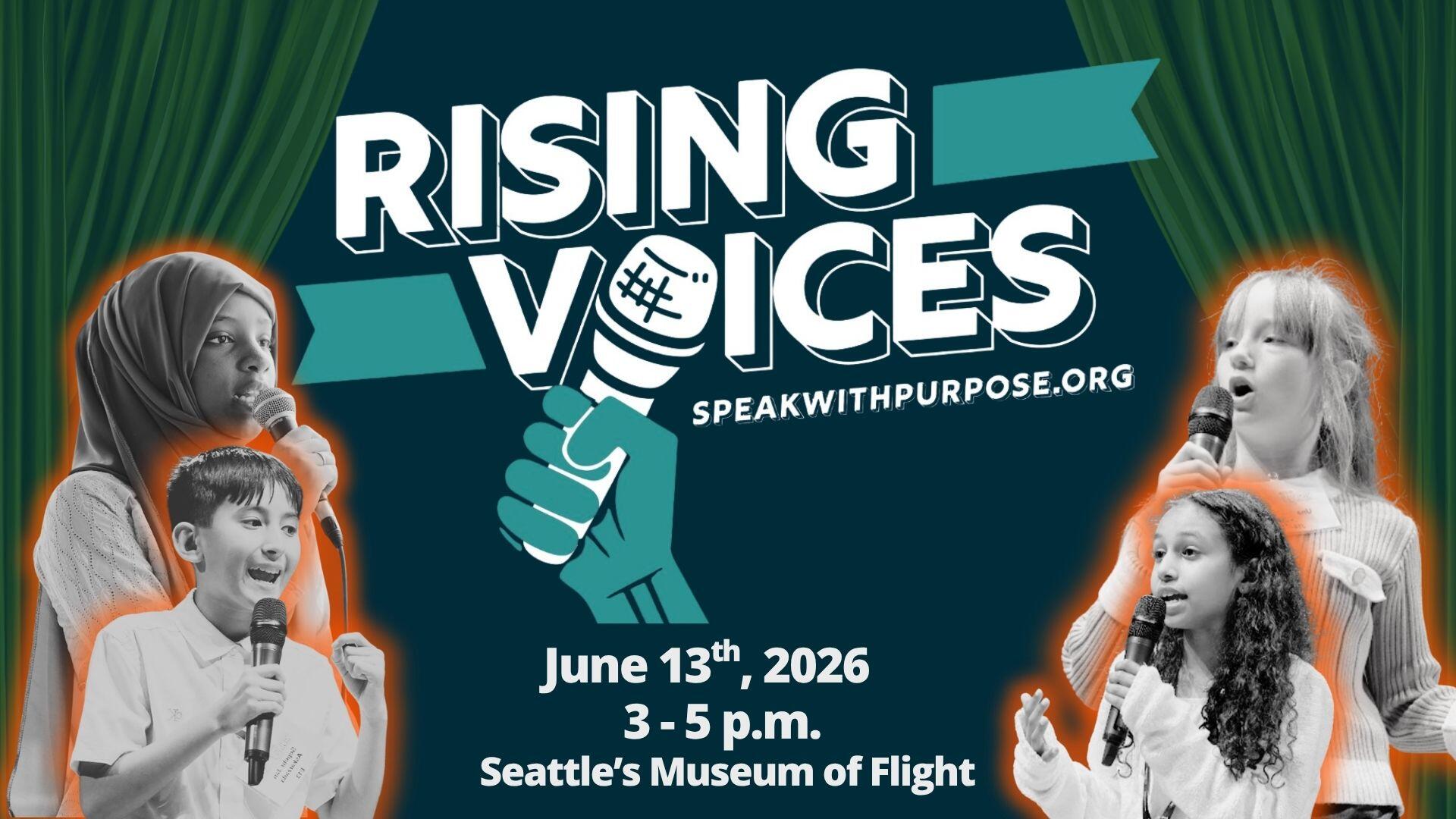 Campaign cover image for The 12th Annual Rising Voices Showcase