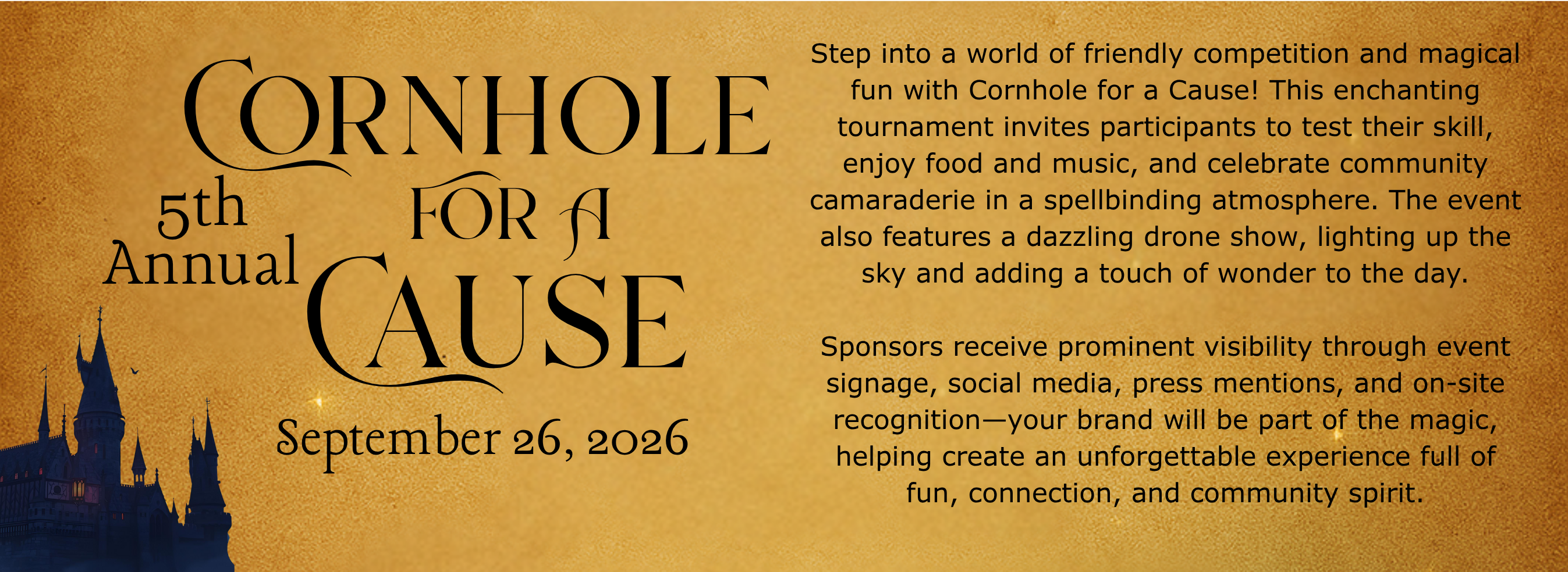 Campaign cover image for 2026 Cornhole For A Cause