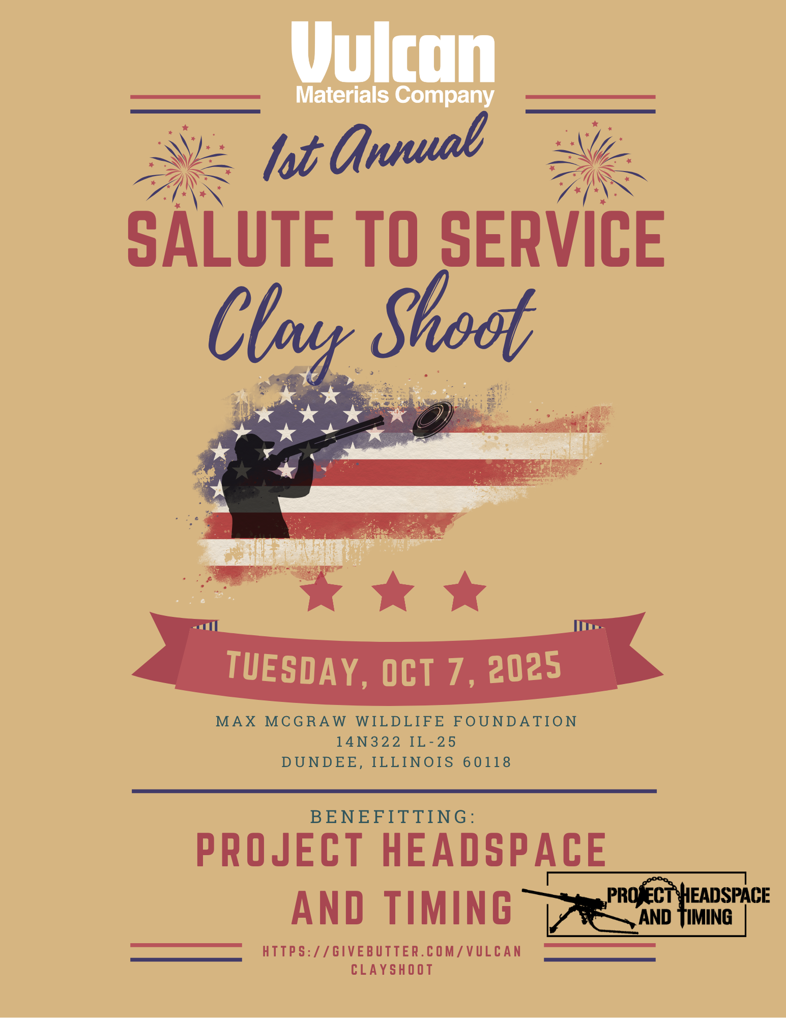 Campaign cover image for Salute To Service Clay Shoot