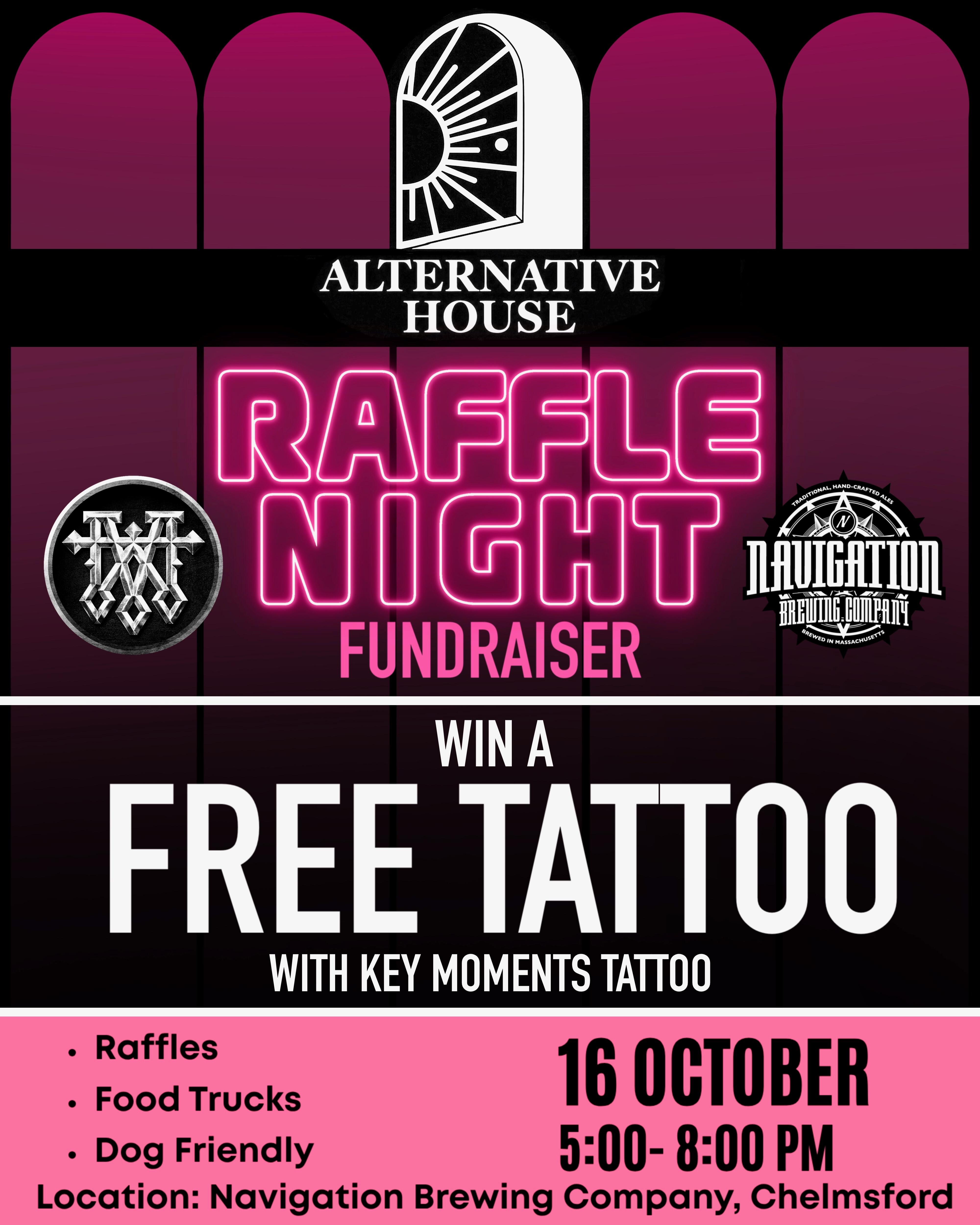 Campaign cover image for Tattoo Raffle to Benefit Alternative House