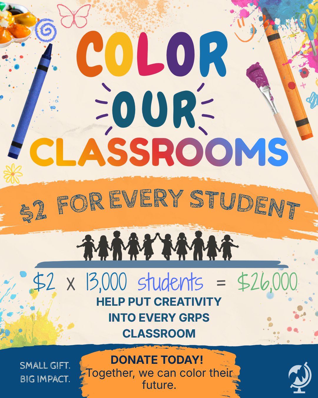 Campaign cover image for Color our Classrooms: Art Supplies for Scholars