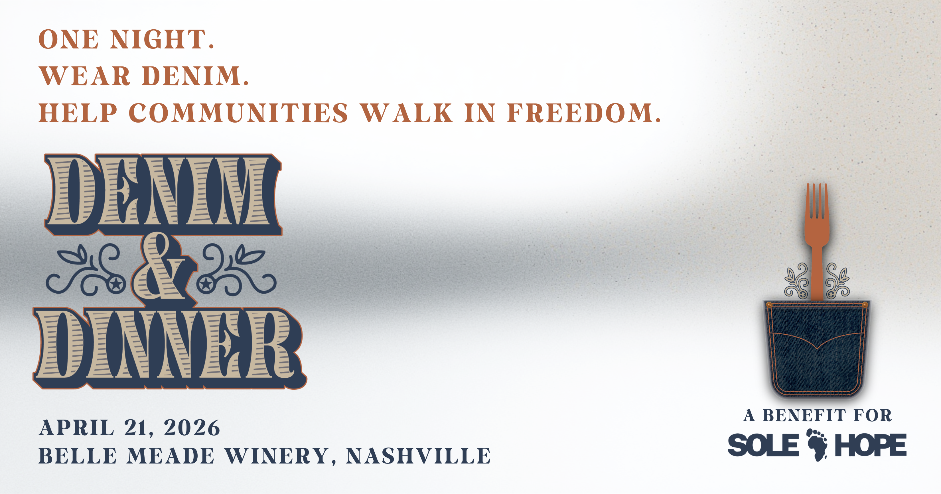 Campaign cover image for Denim & Dinner 2026