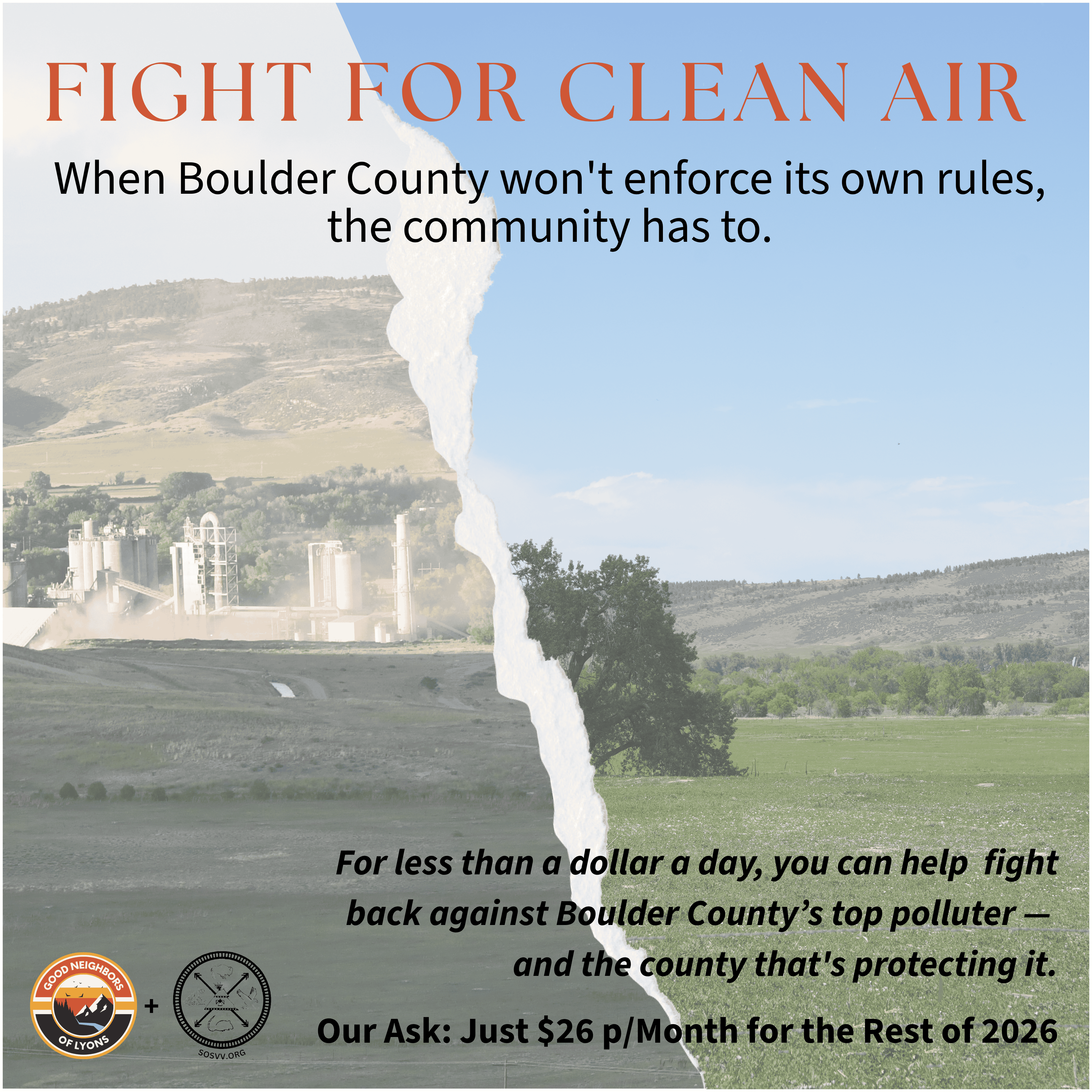 Campaign cover image for CEMEX / Boulder County Appeal