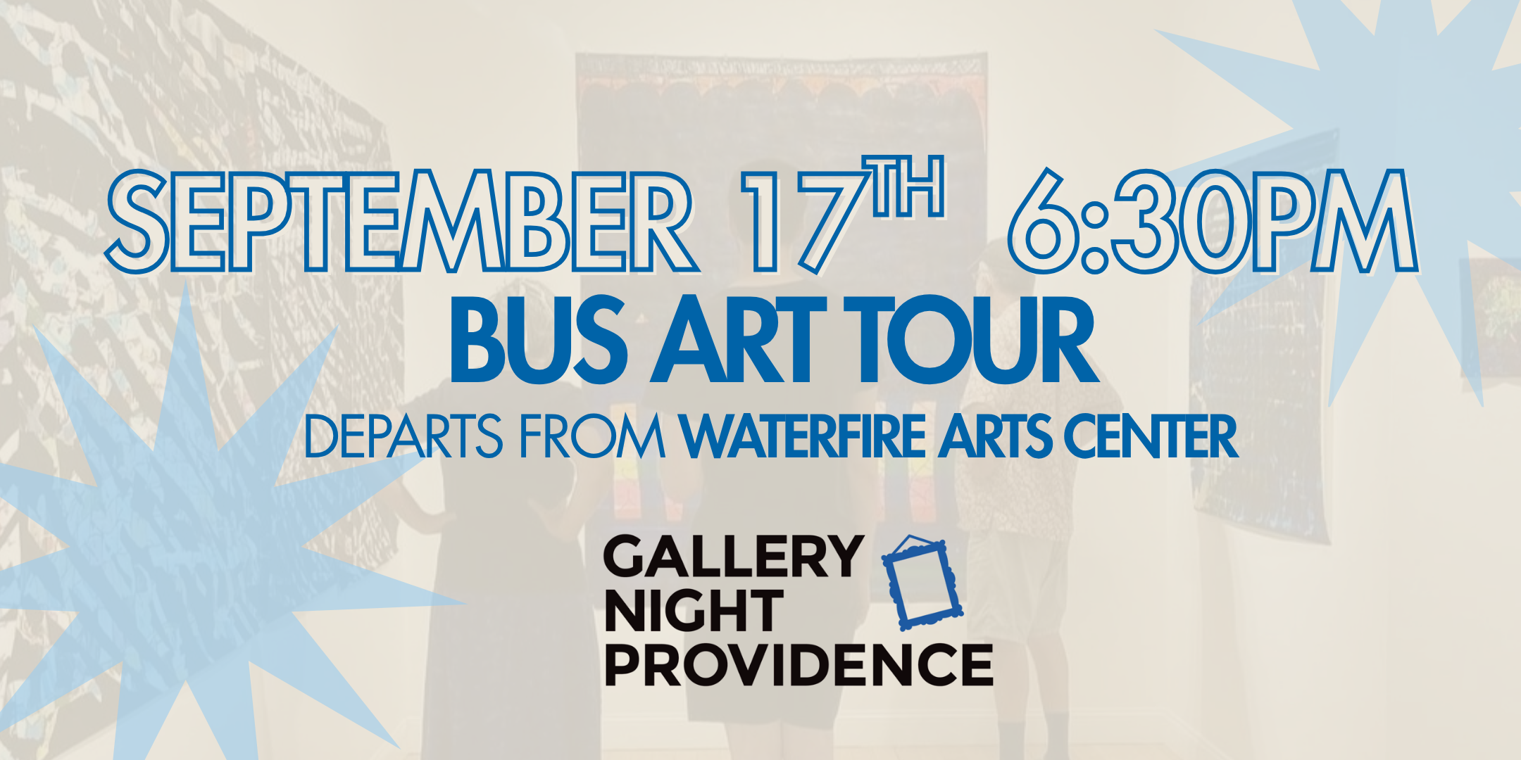 Campaign cover image for Gallery Night 2026 - September 17th 6:30PM Bus Tour