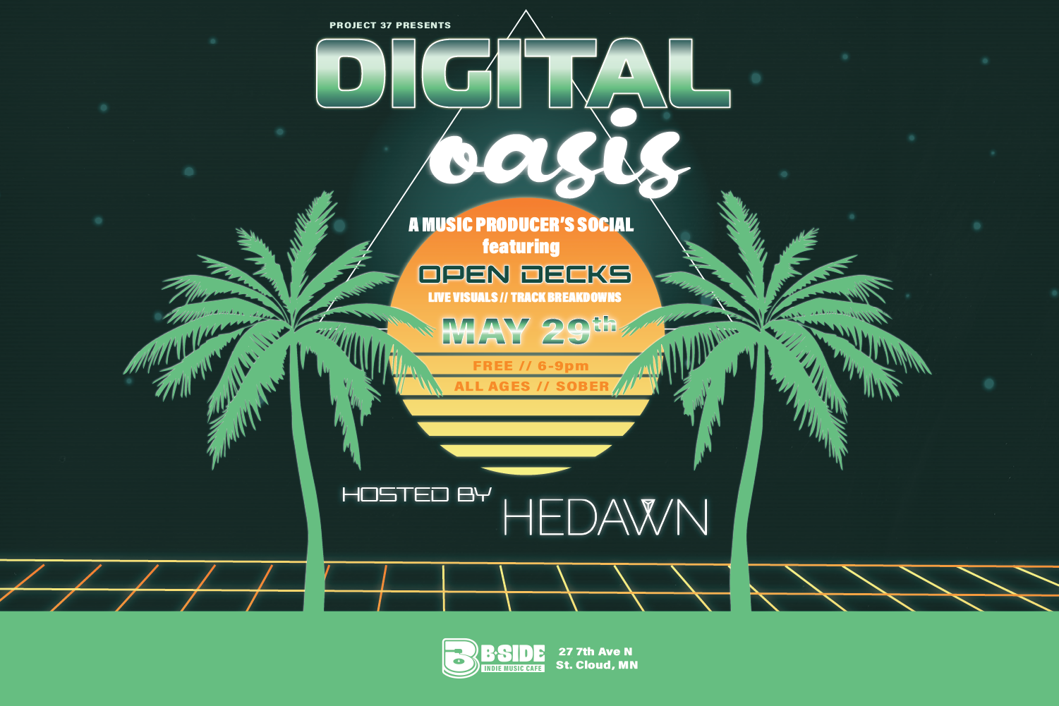 Campaign cover image for DIGITAL OASIS--Producer's Social and Open Decks