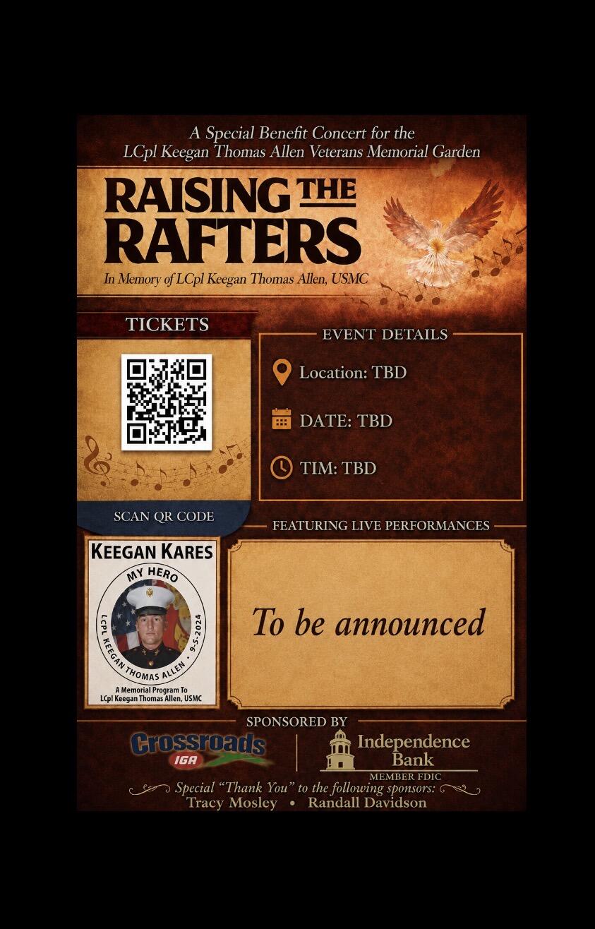 Campaign cover image for Raising The Rafters Concert Promotions Presents “The 2026 Patriots Tour NEXT Concert” by SOKY PATRIOTS INC