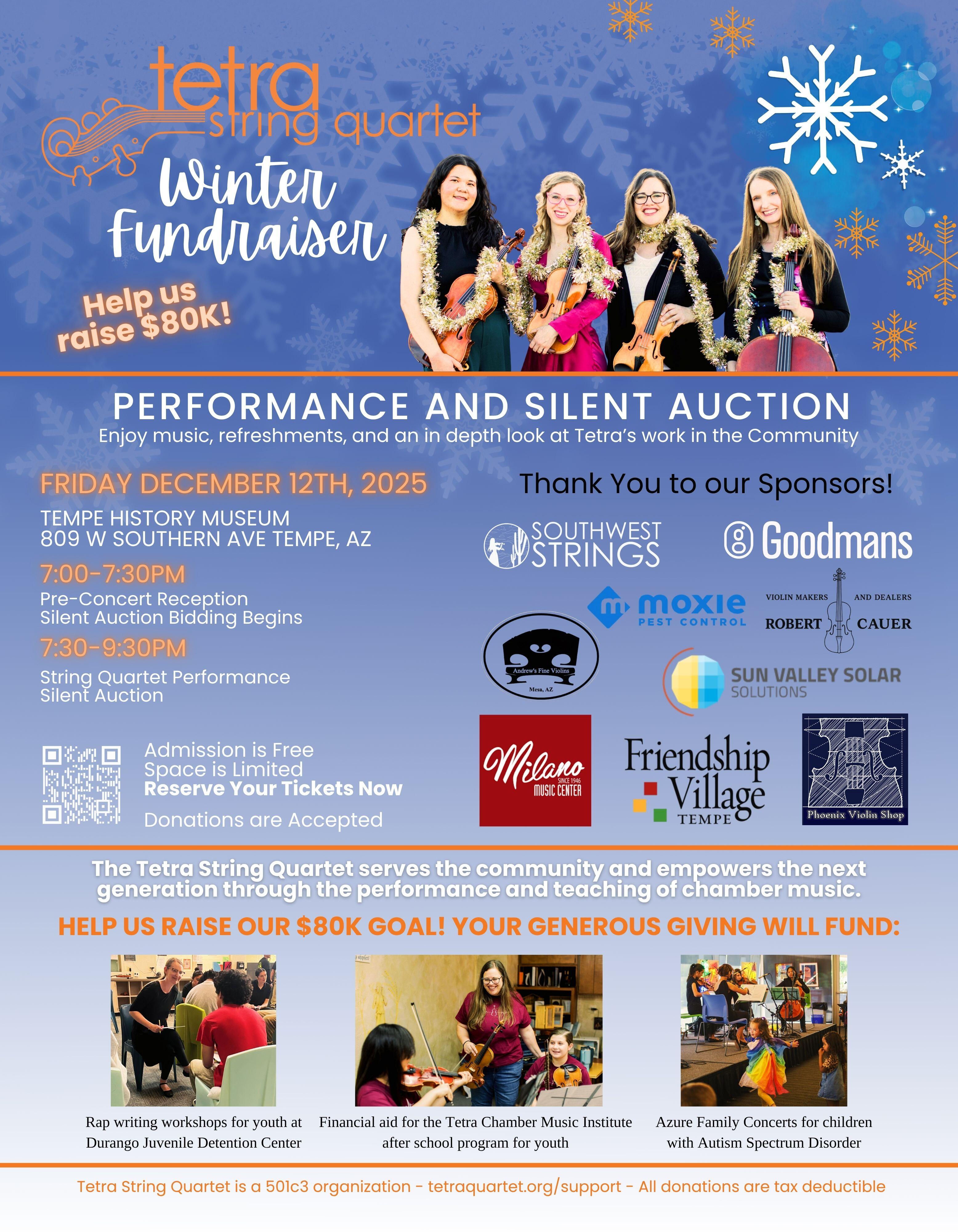 Campaign cover image for Tetra's 2025 Winter Fundraiser