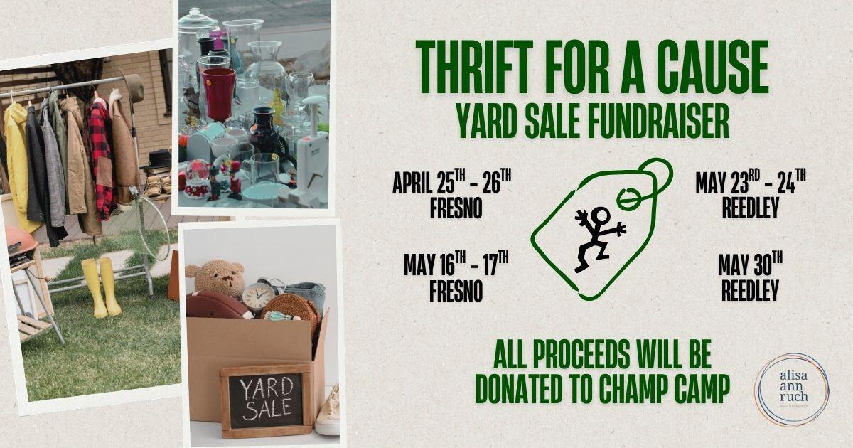 Campaign cover image for Thrift for a Cause - Champ Camp