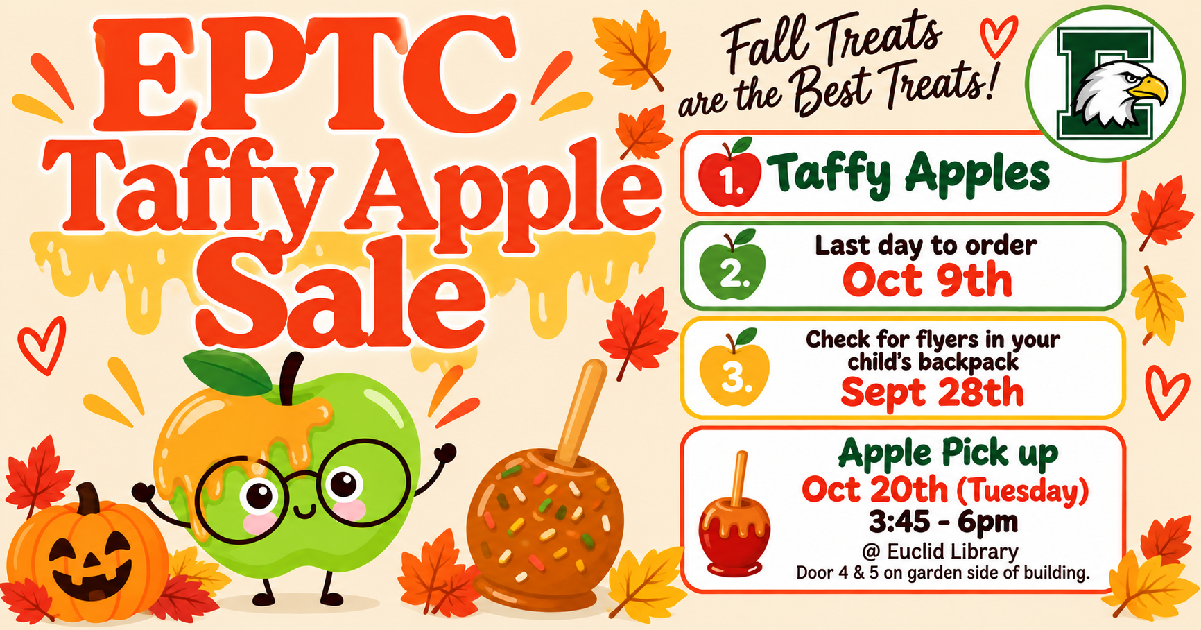 Campaign cover image for 2026 Euclid Taffy Apple Sale