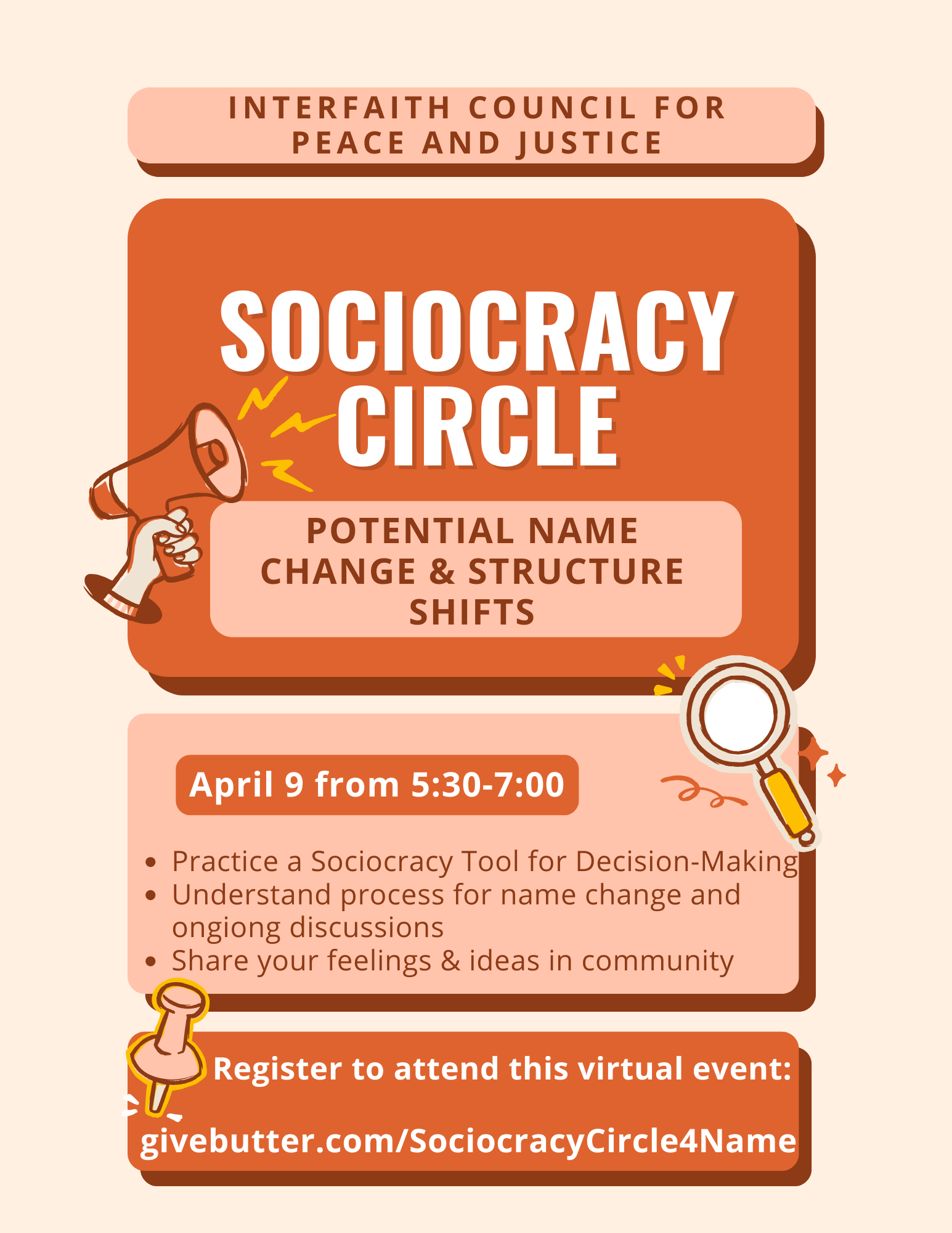 Campaign cover image for Sociocracy Circle: Name Change & Structure Shifts