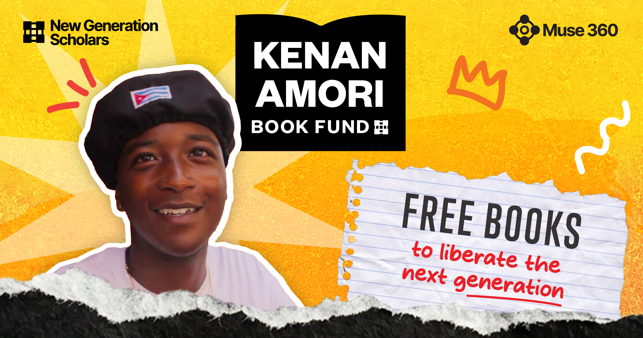 Campaign cover for Kenan Amori Book Fund