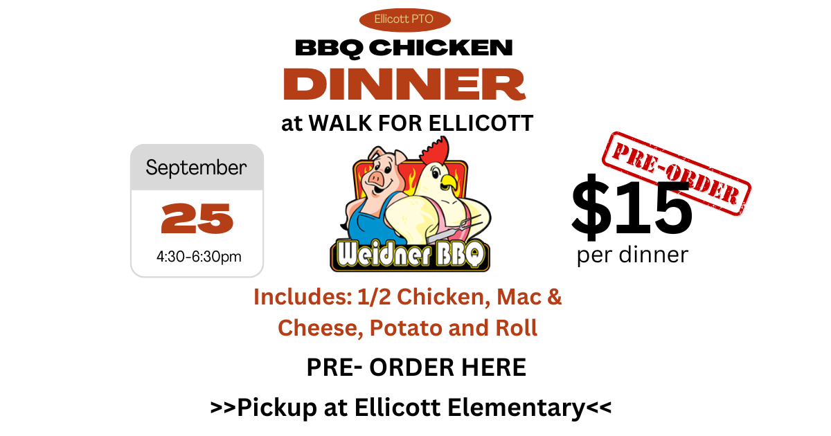 Campaign cover image for Chicken BBQ at Ellicott Elementary 2025