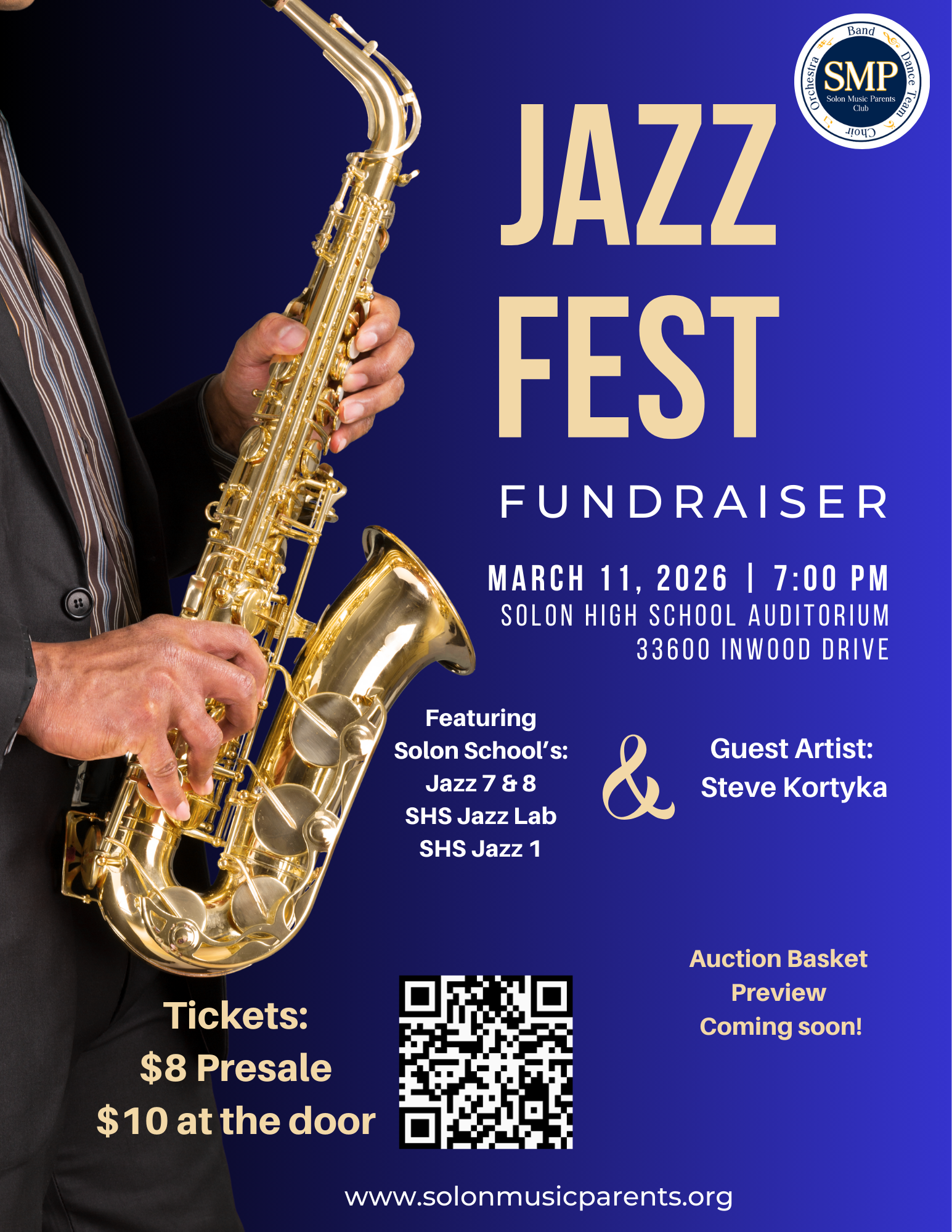 Campaign cover image for Solon Schools Jazz Fest 2026
