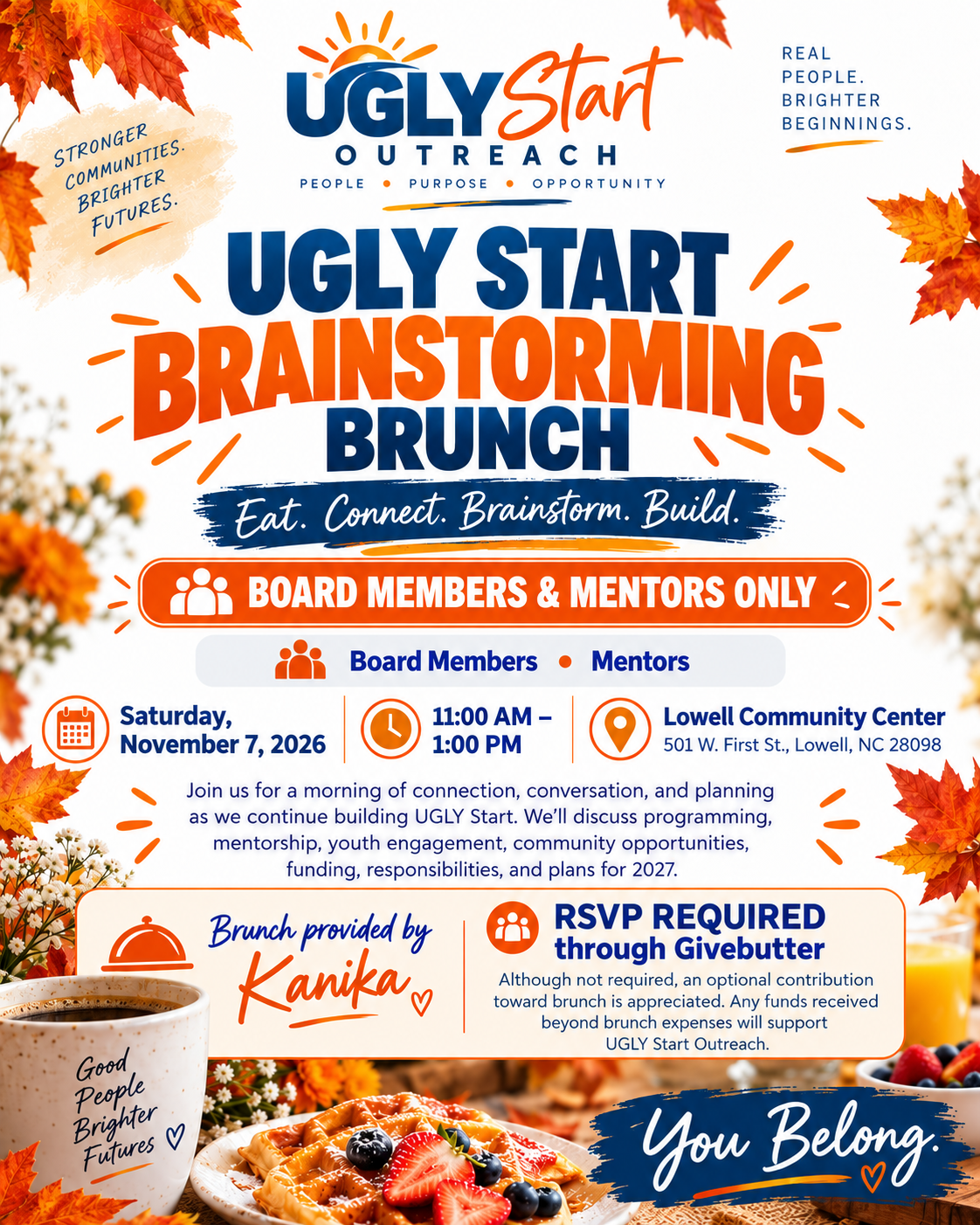 Campaign cover image for UGLY Start Brainstorming Brunch 2026