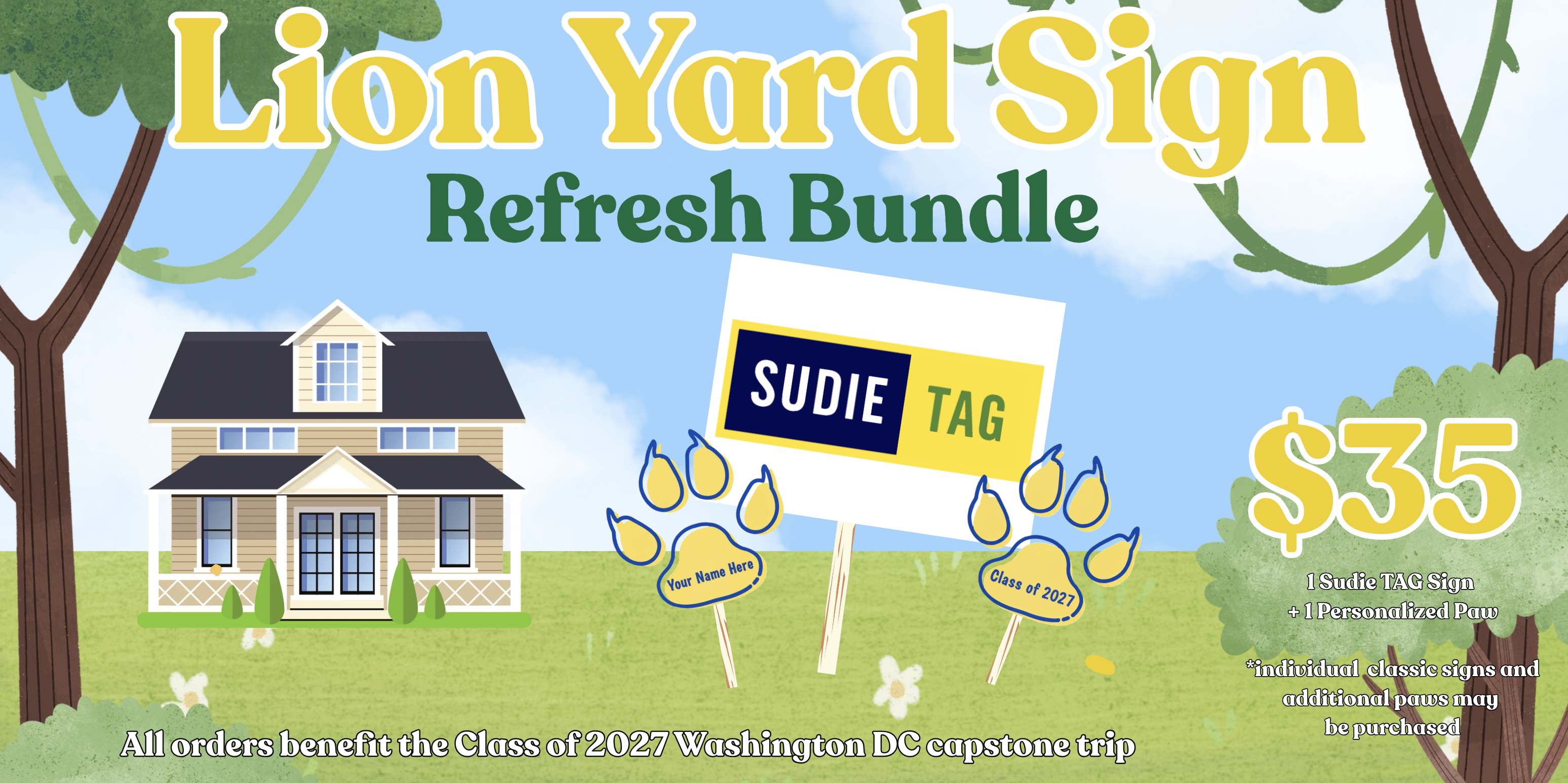 Campaign cover image for Sudie TAG Yard Sign Refresh Bundle