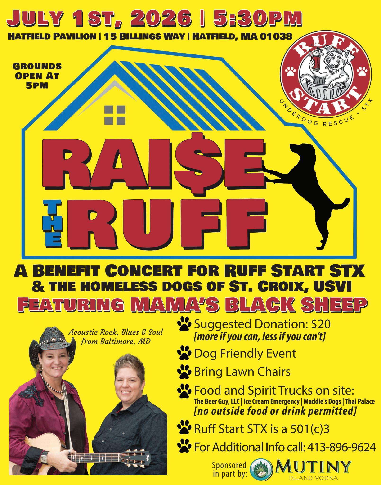 Campaign cover for Raise the Ruff with Mama's Black Sheep, Hatfield, MA