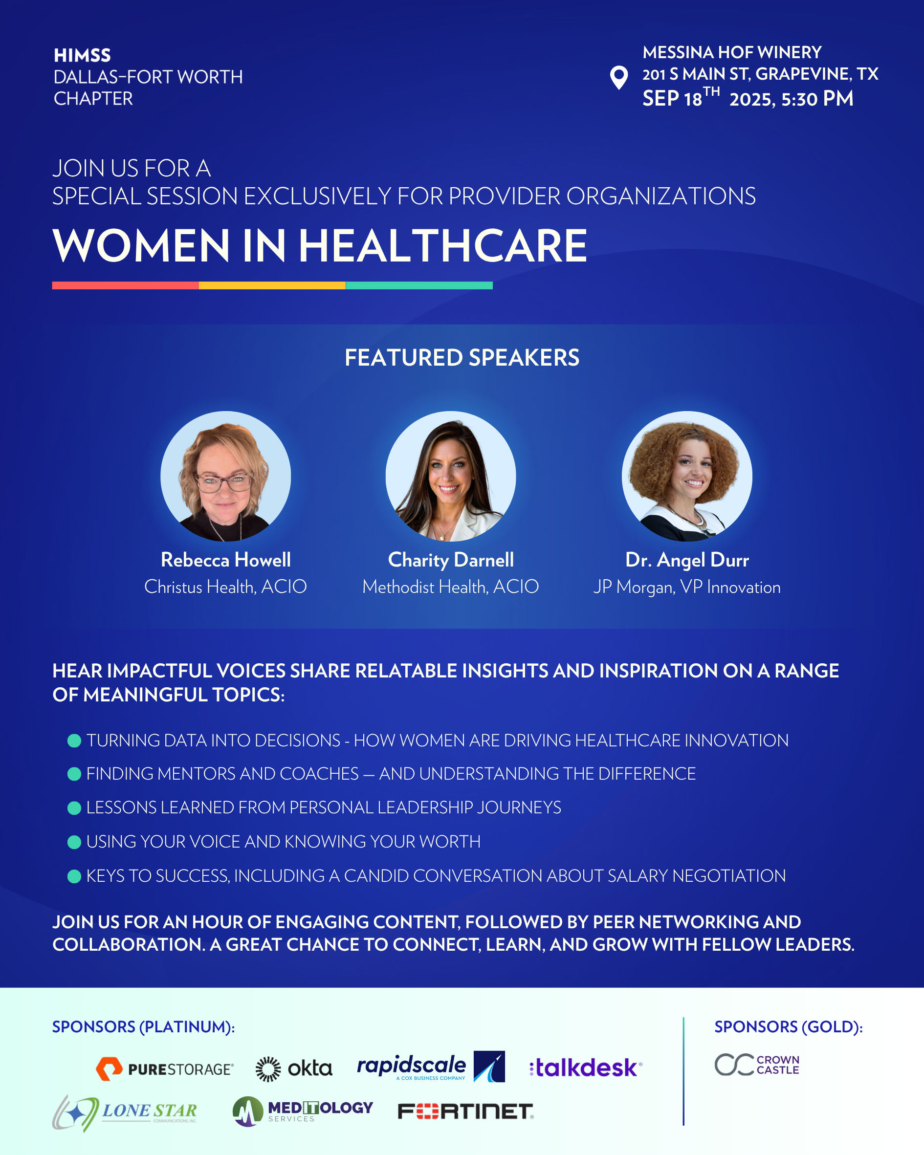 Campaign cover image for DFW HIMSS Women in Healthcare: Leading with Impact