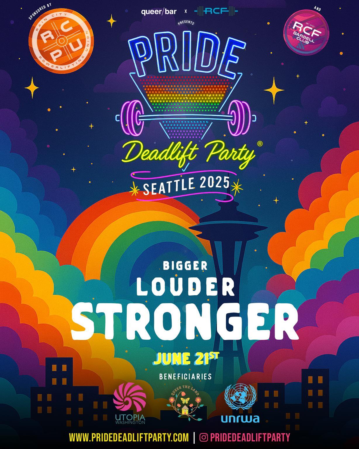 Campaign cover image for Seattle Pride Deadlift Party 2025