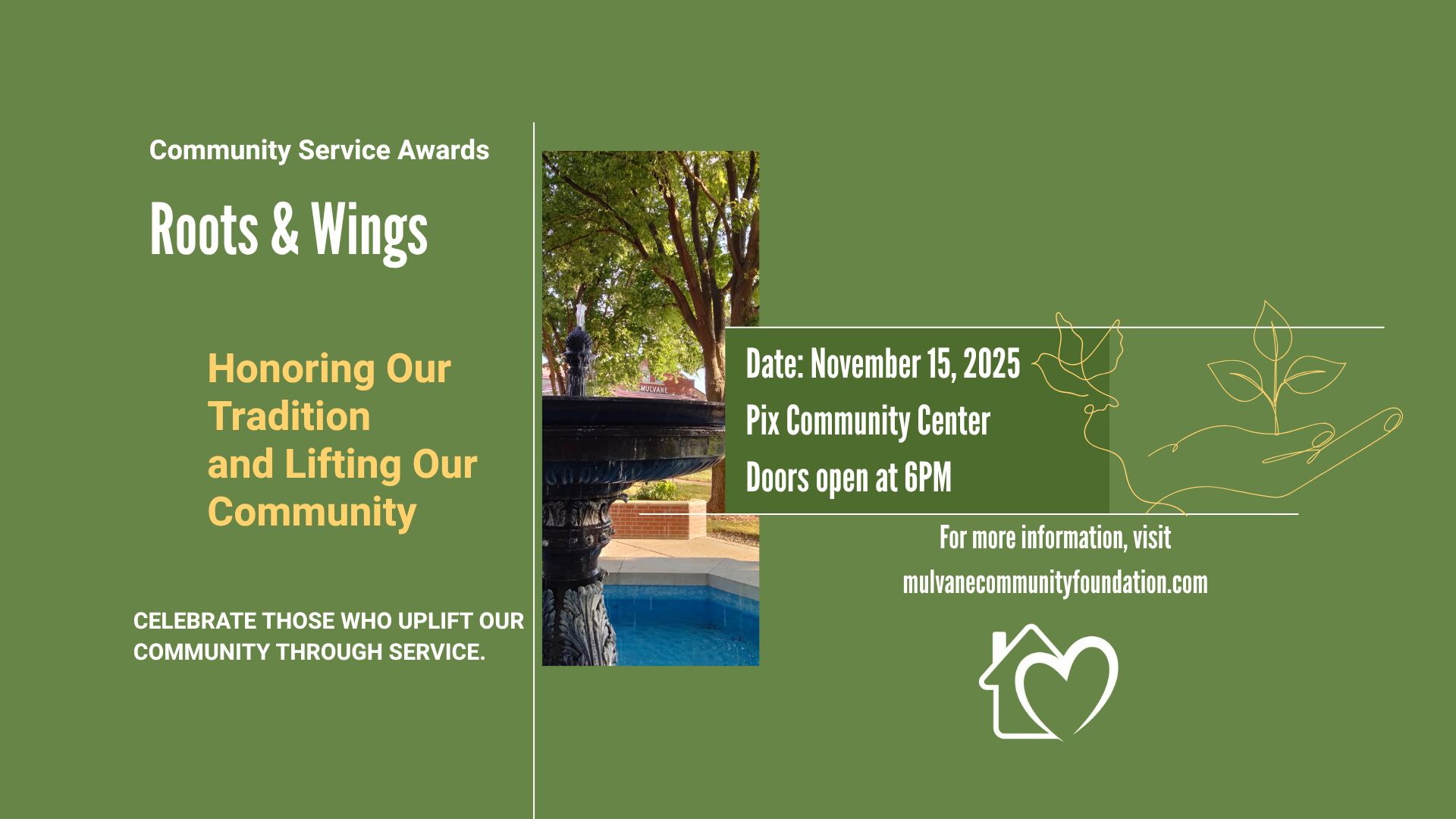 Campaign cover image for 2025 Mulvane Community Service Awards