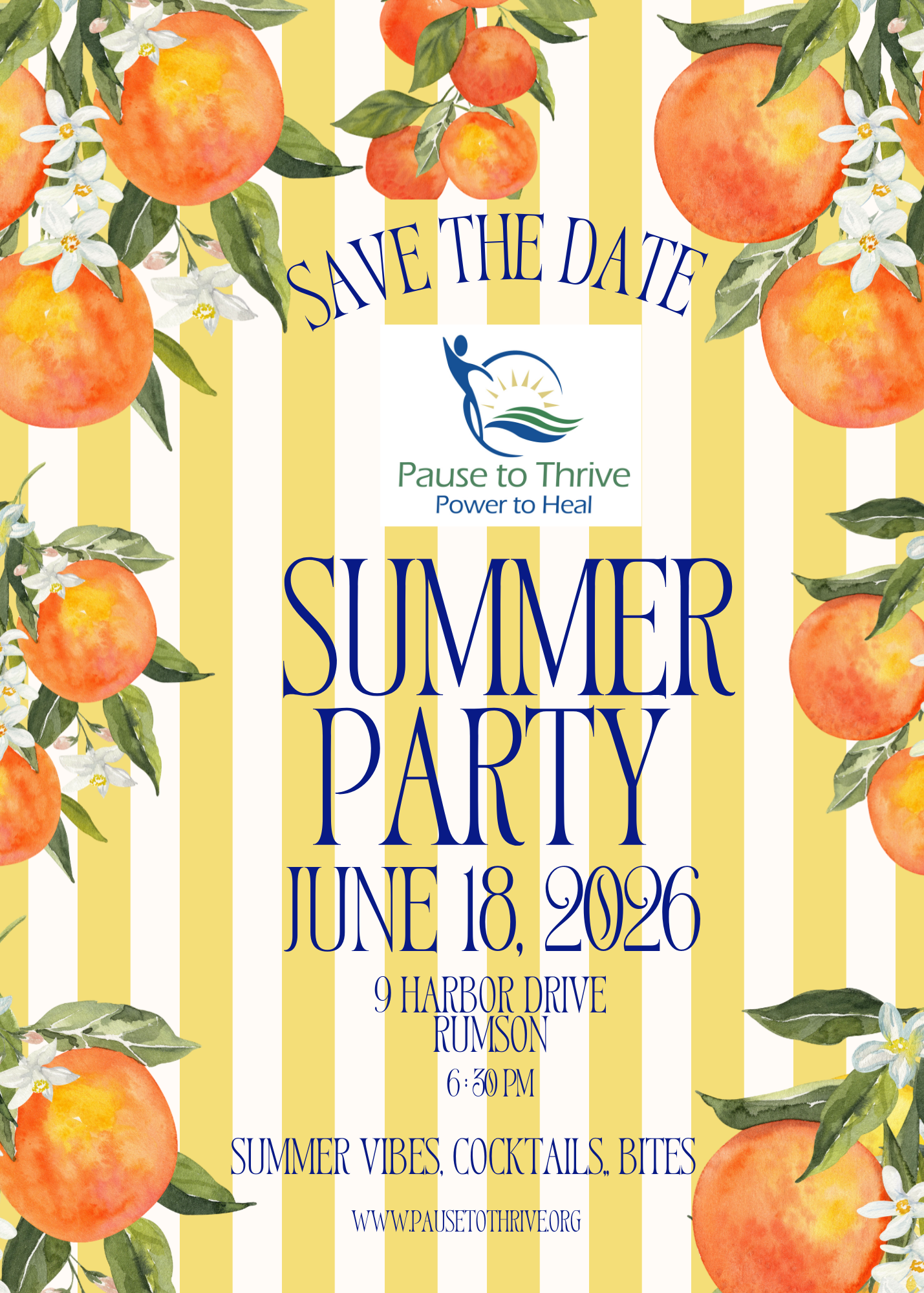 Campaign cover image for Pause to Thrive Summer Party '26