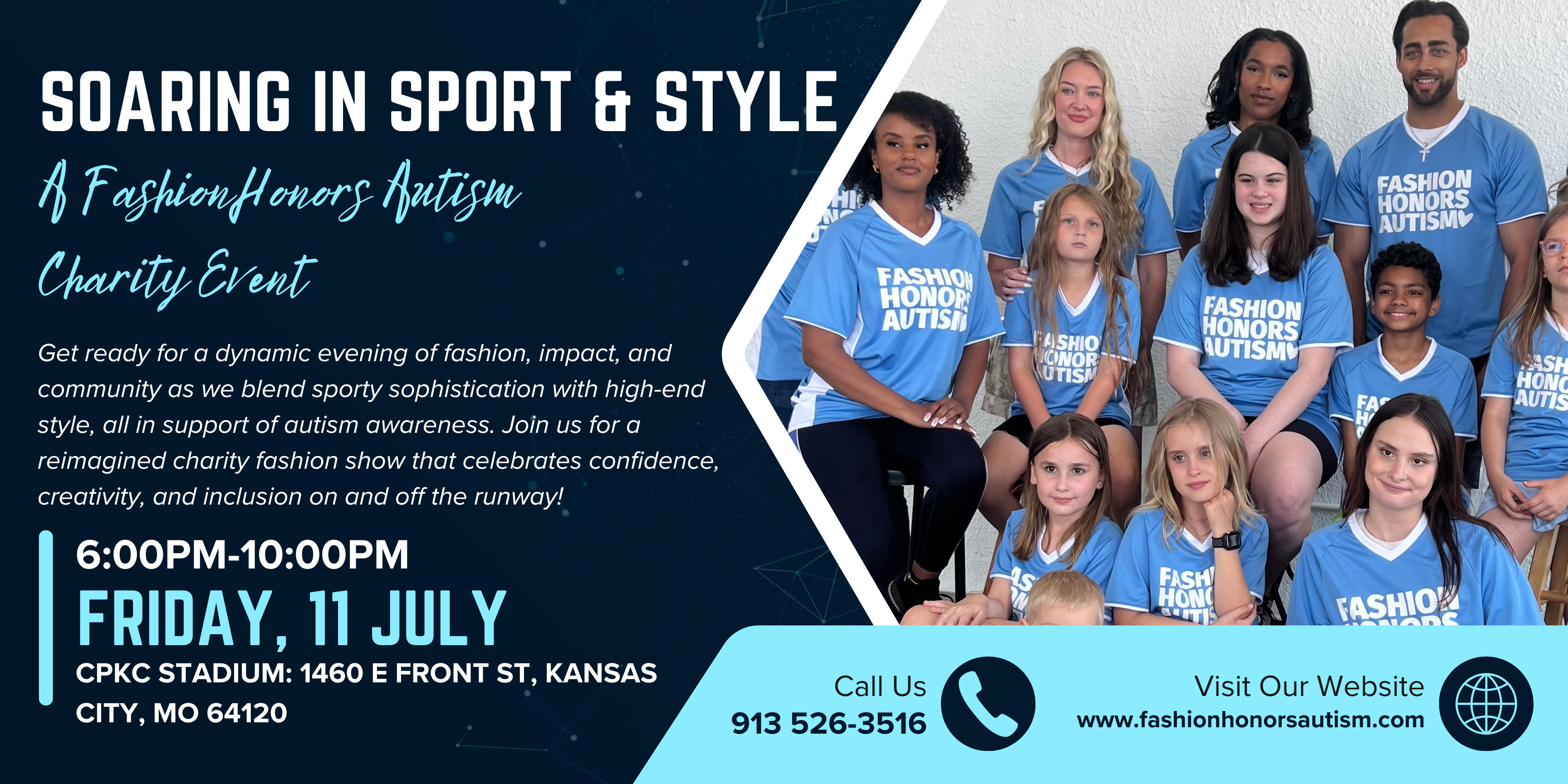 Campaign cover image for Soaring in Sport & Style: A Fashion Honors Autism Charity Event