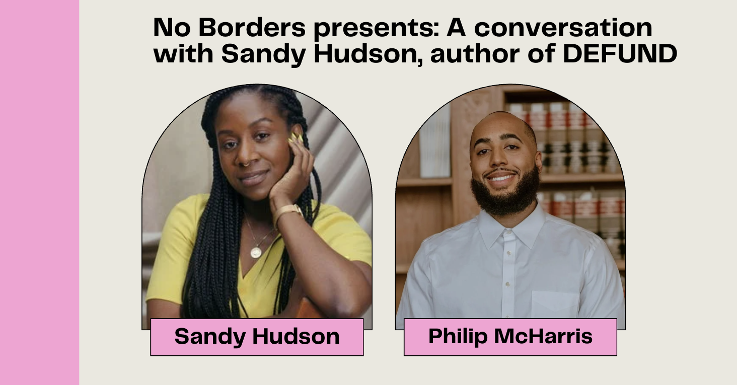 Campaign cover image for Defund by Sandy Hudson w/ Philip V. McHarris