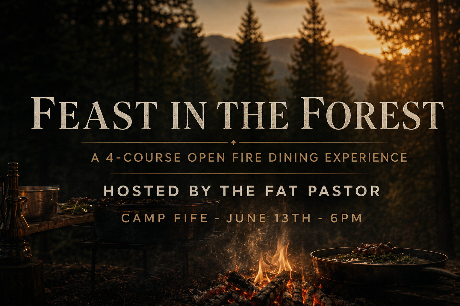 Campaign cover image for Feast In The Forest - A Camp Fife Fundraising Dinner