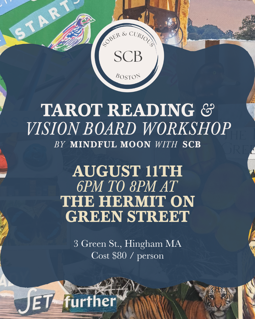 Campaign cover image for Tarot Readings & Vision Board Workshop
