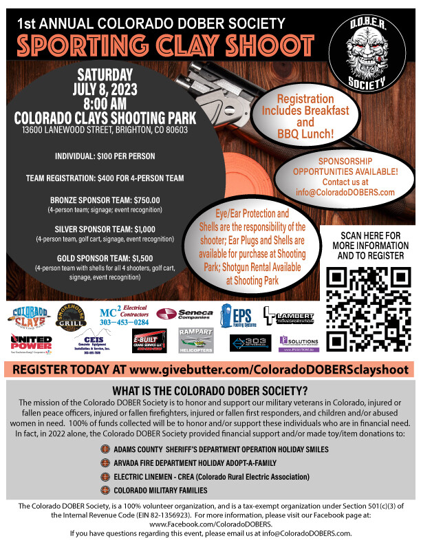 Campaign cover image for Colorado Dober Sporting Clay Benefit