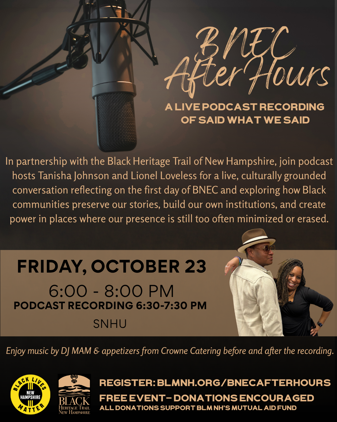 Campaign cover image for BNEC After Hours Live Podcast Recording