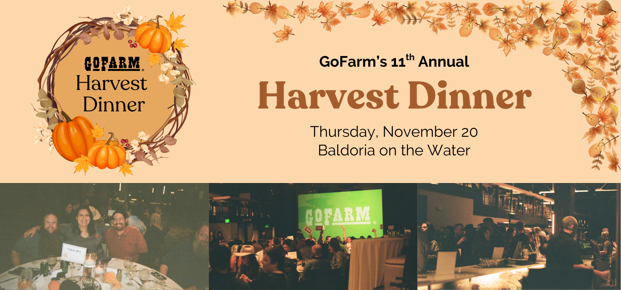 Campaign cover image for Harvest Dinner 2025