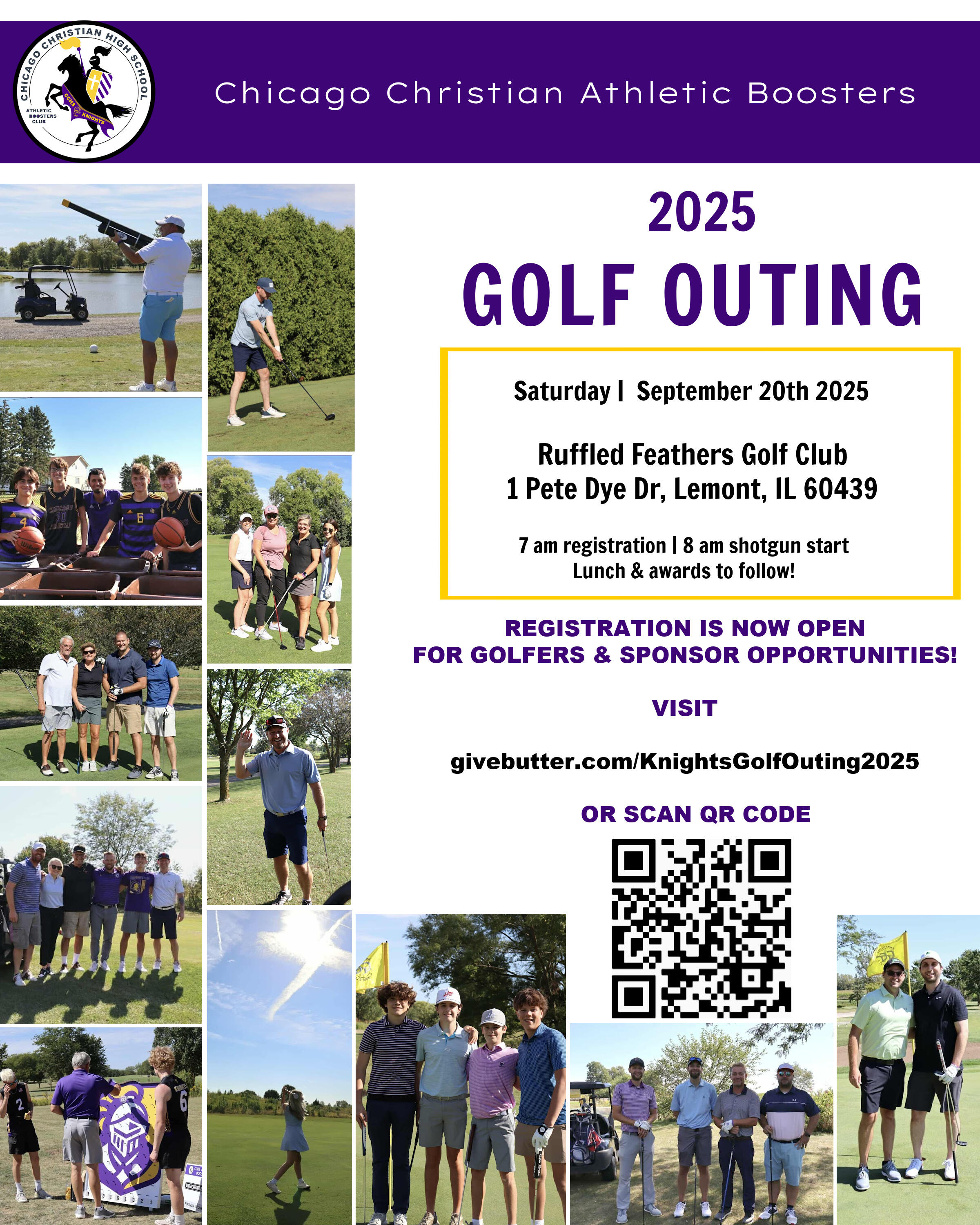 Campaign cover image for 2025 Chicago Christian Athletic Boosters Golf Outing