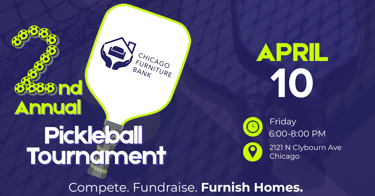 Campaign cover image for Chicago Furniture Bank's 2nd Annual Pickleball Tournament