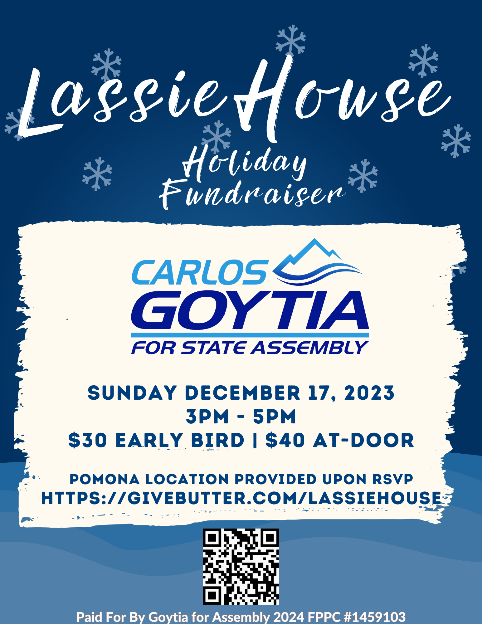 Campaign cover image for Lassie House Holiday Fundraiser