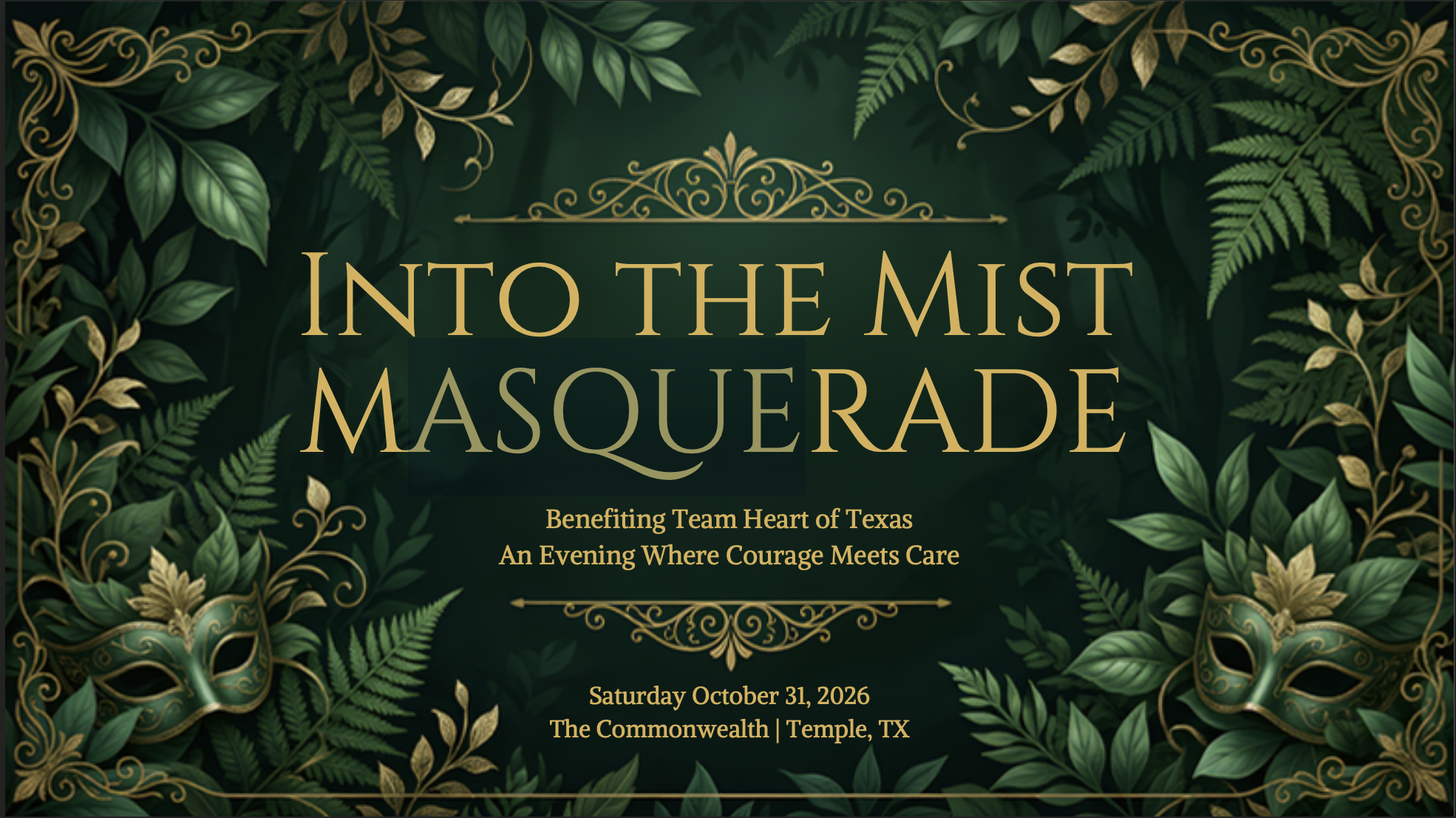 Campaign cover image for 2026 Into The Mist Masquerade