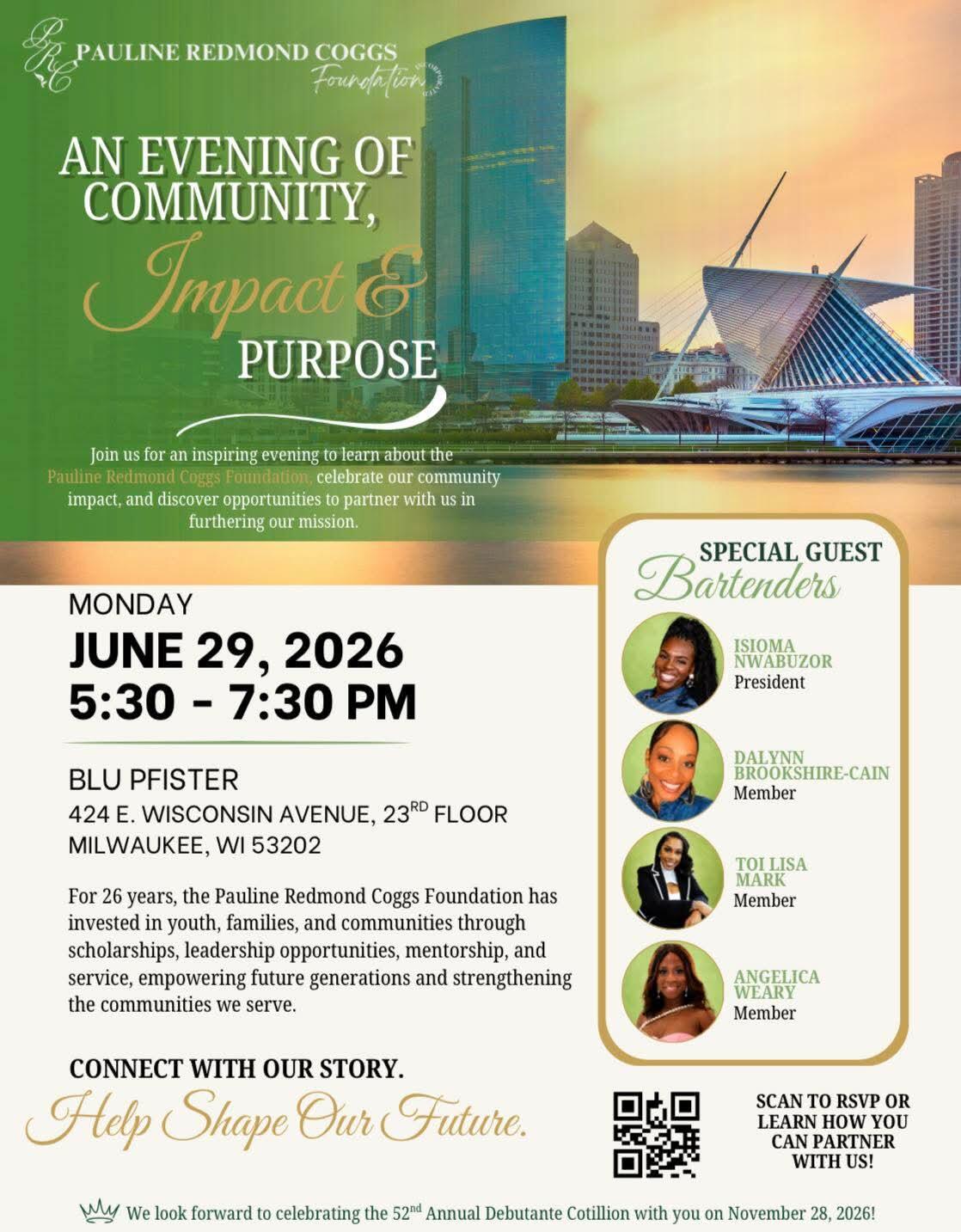Campaign cover for Pauline Redmond Coggs Foundation, Incorporated - An Evening of Community, Impact & Purpose